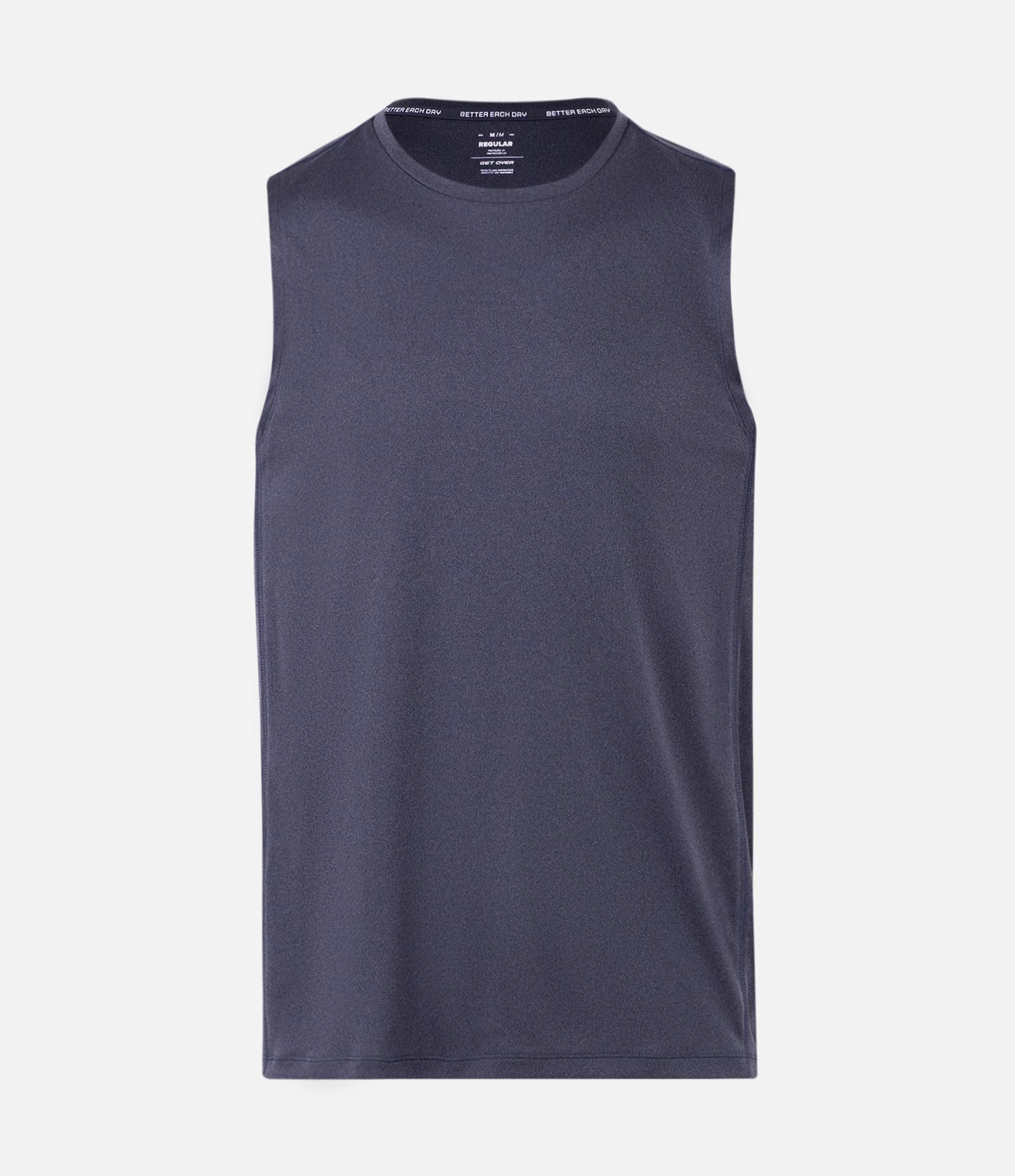 Regata Regular Esportiva Básica com Detalhe Refletivo Azul 5