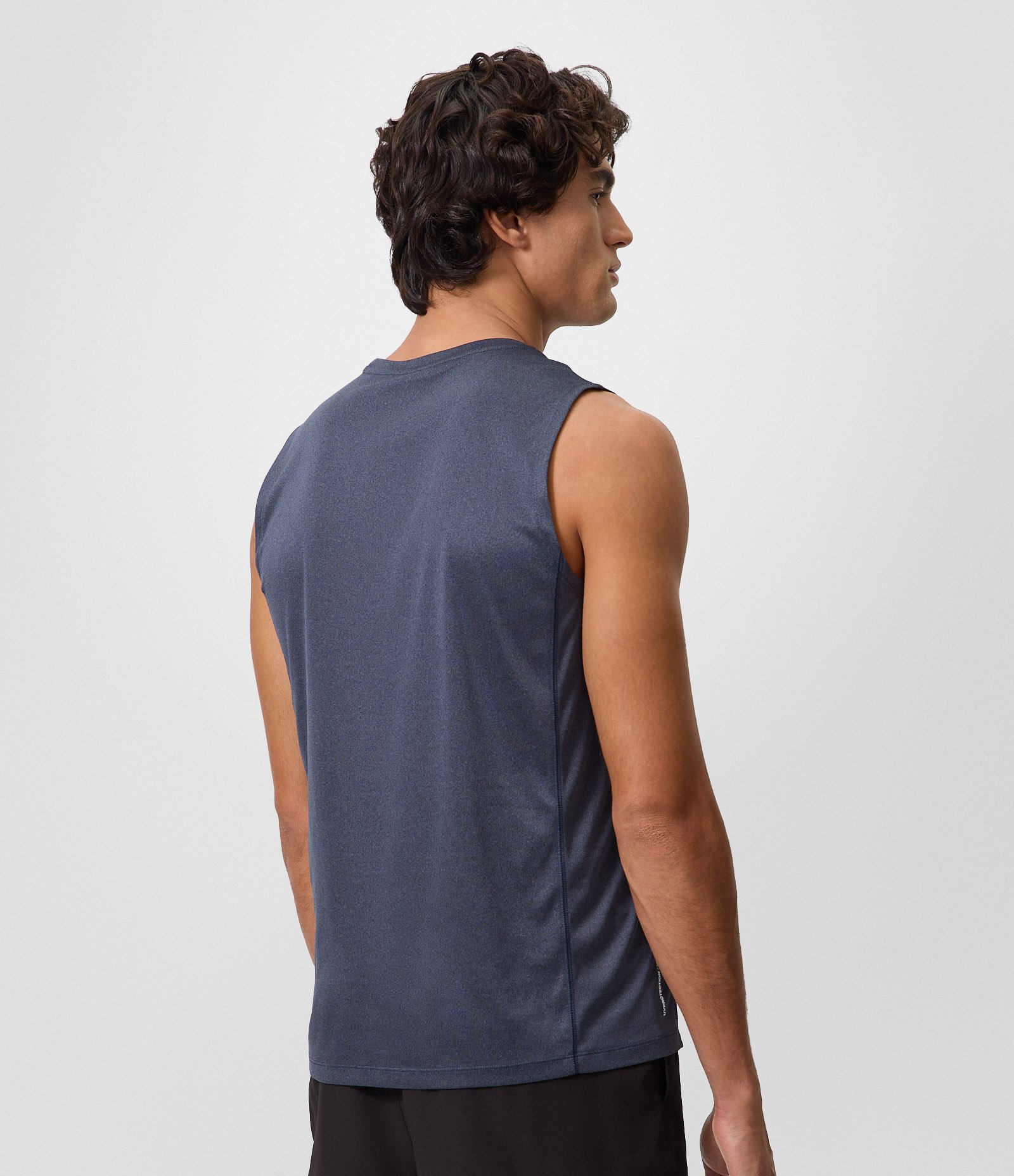 Regata Regular Esportiva Básica com Detalhe Refletivo Azul 3