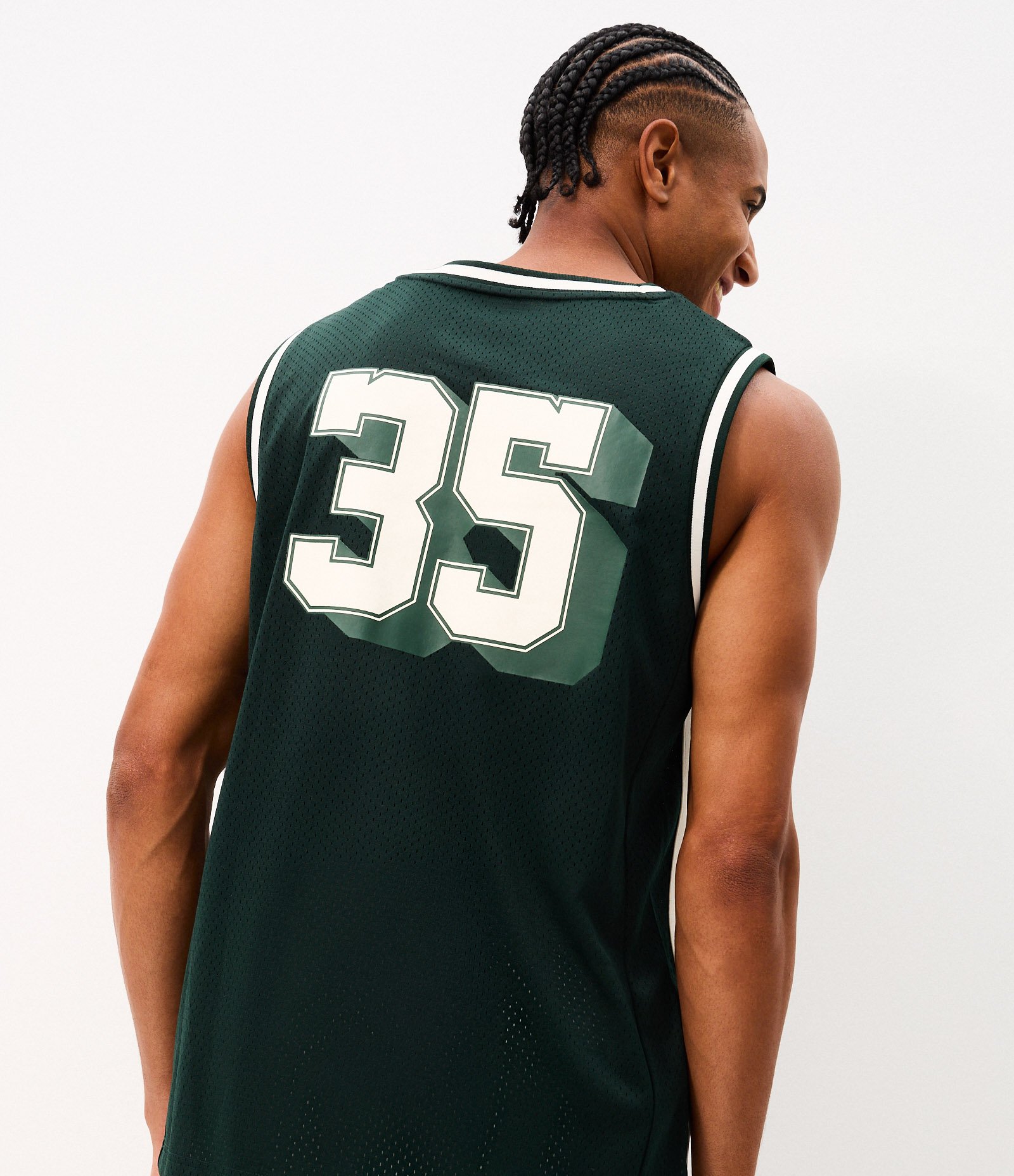 Regata Basquete Estampada Seattle 35 Verde 3