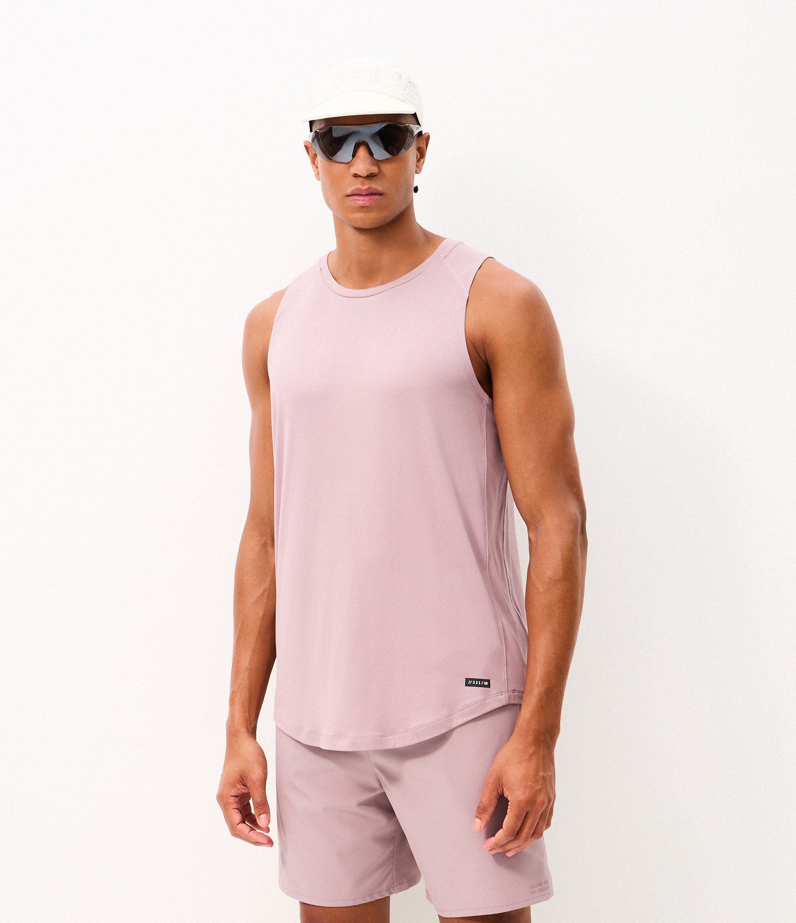Regata Esportiva com Detalhe Contrastante Lilás 3