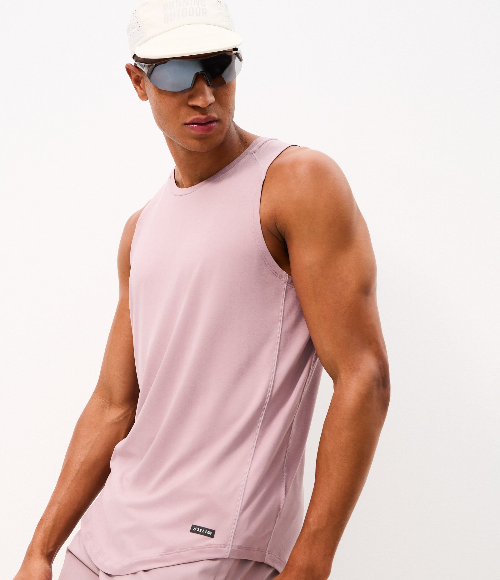 Regata Esportiva com Detalhe Contrastante Lilás 6