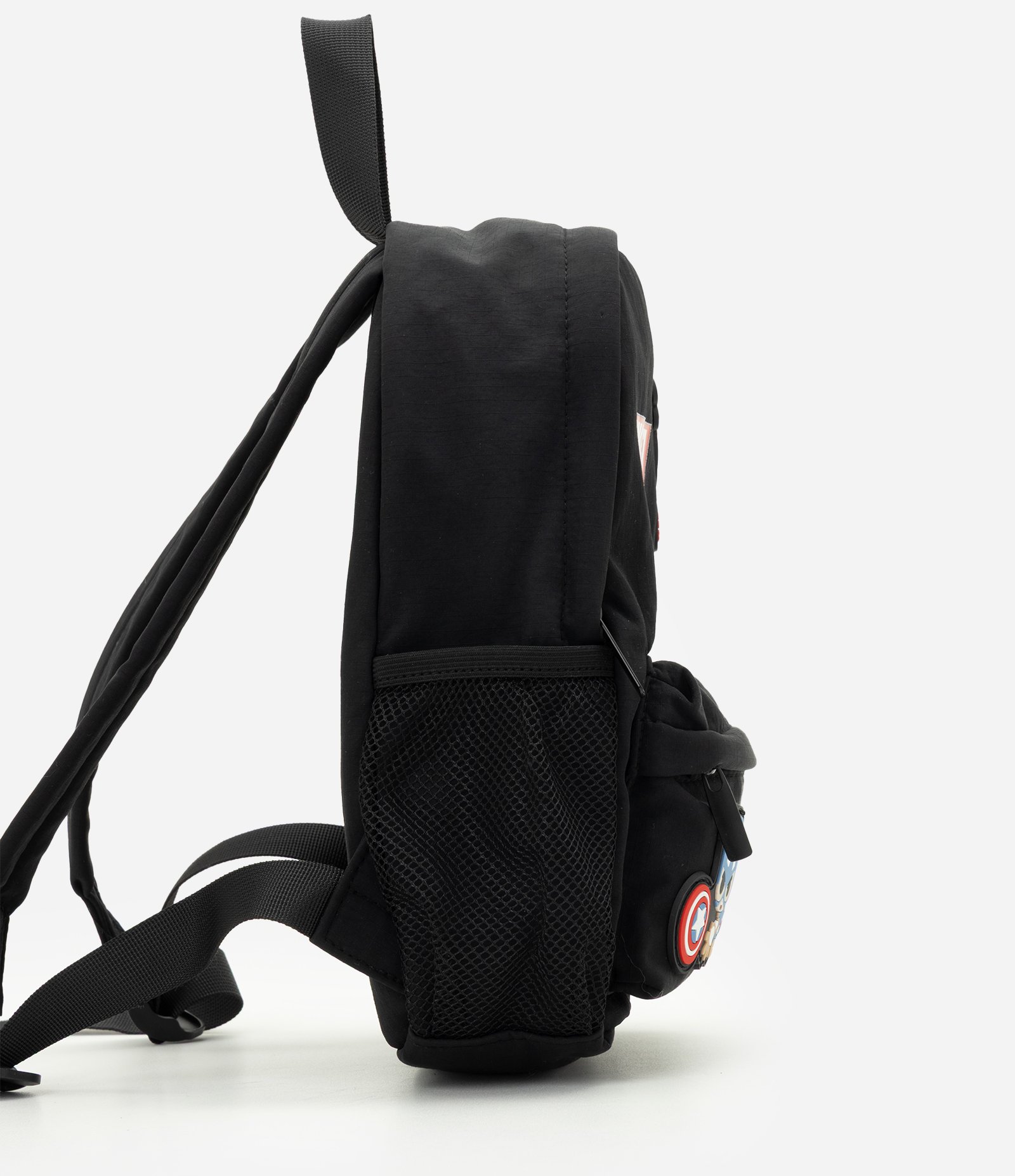 Mochila Infantil em PU com Estampa Marvel Preto 2