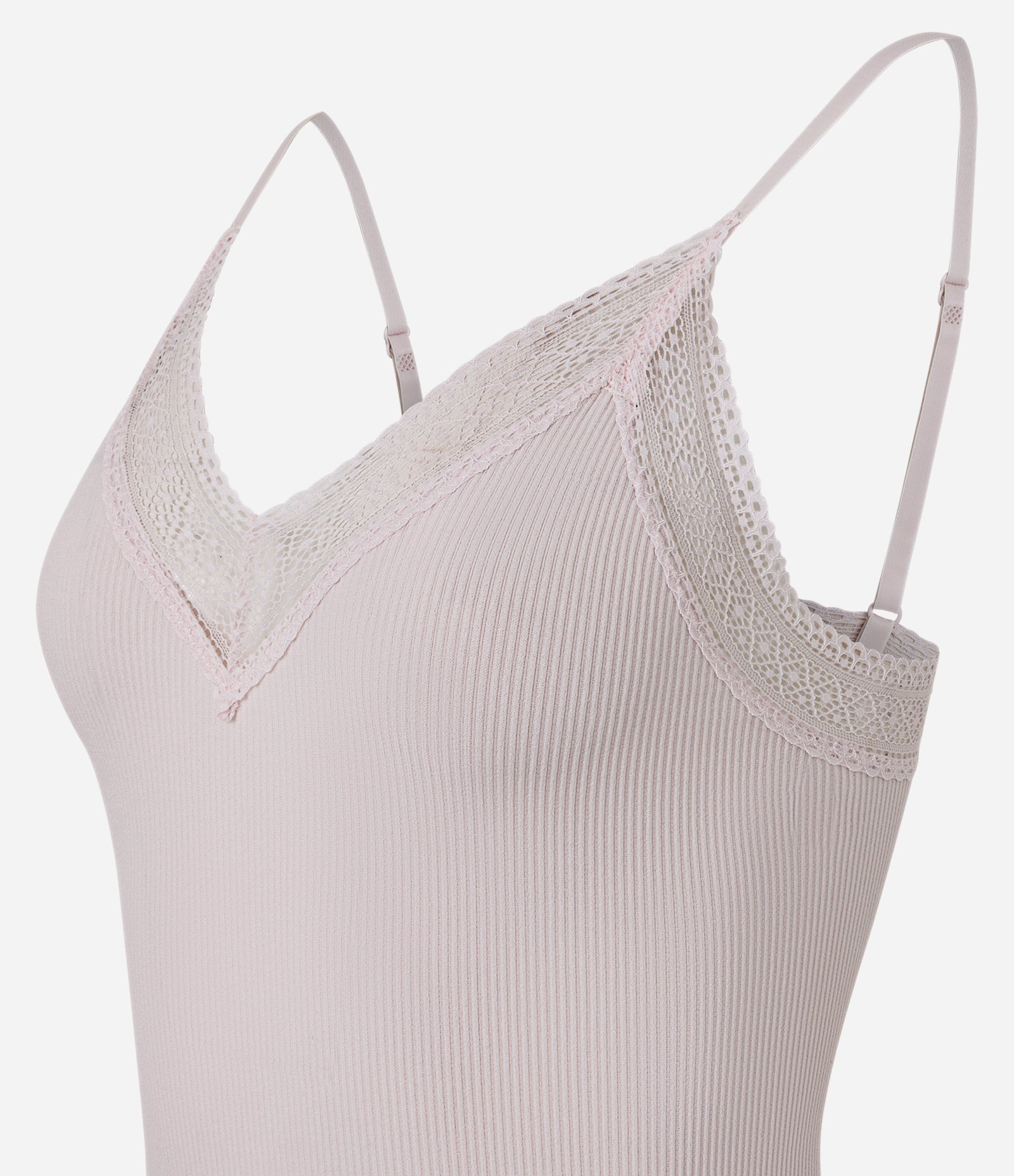 Blusa de Pijama Seamless com Rendinha Roxo 6