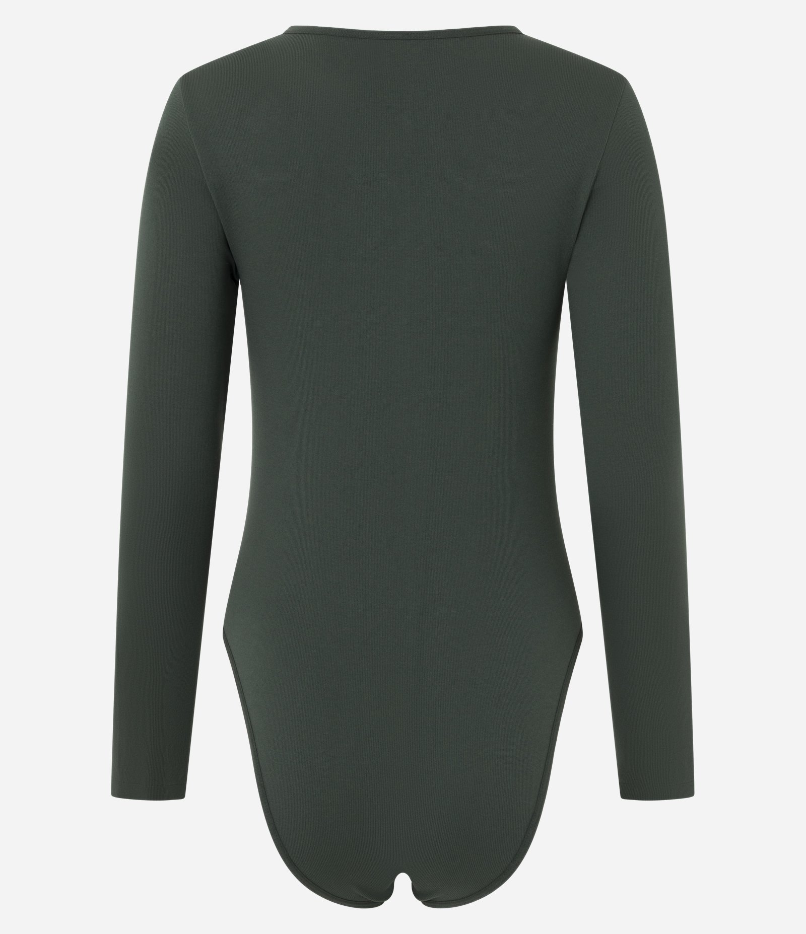 Body em Poliamida Seamless e Decote Quadrado Verde Escuro 7