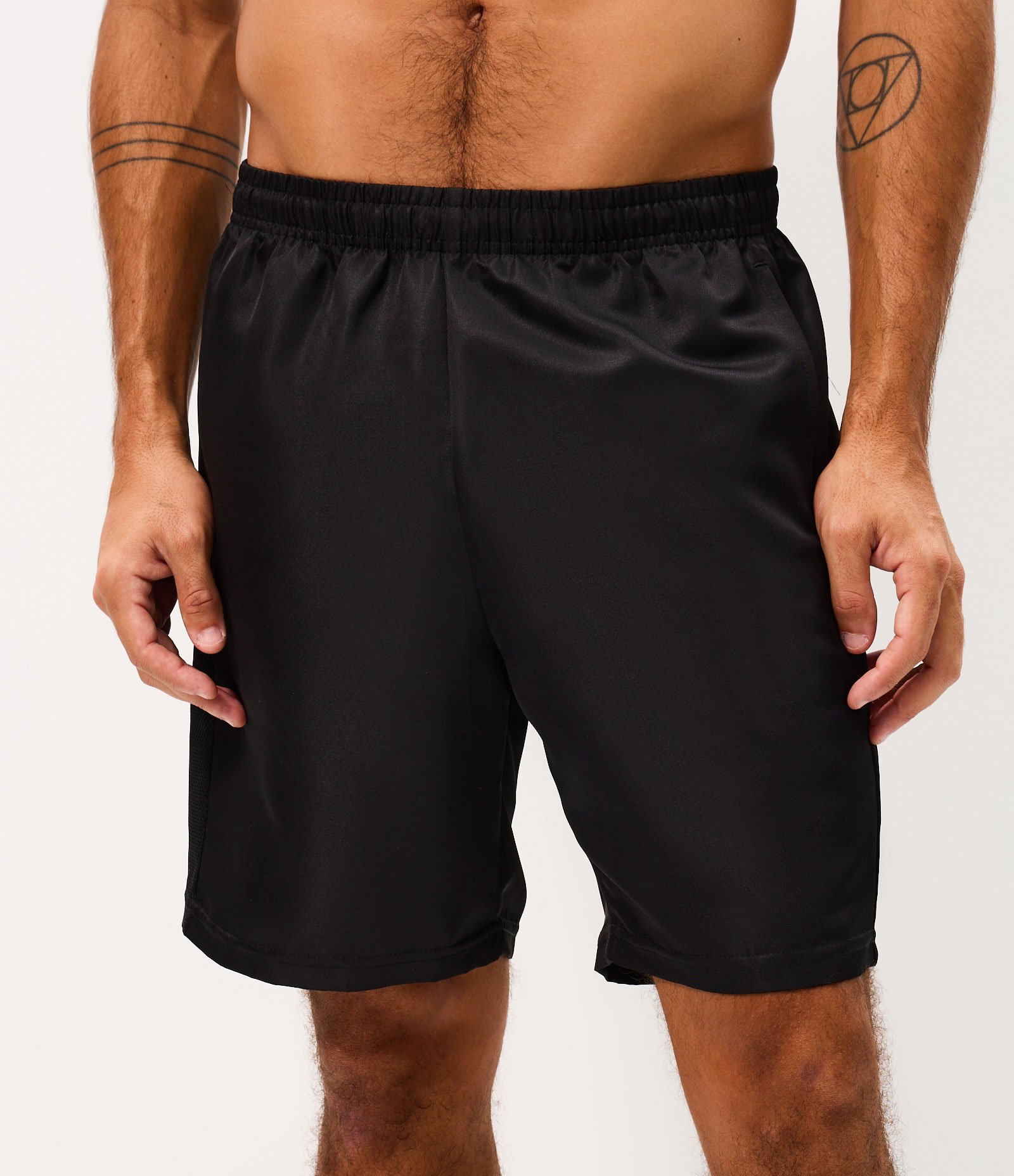 Bermuda Masculina Esportiva com Cós Elástico Preto 2