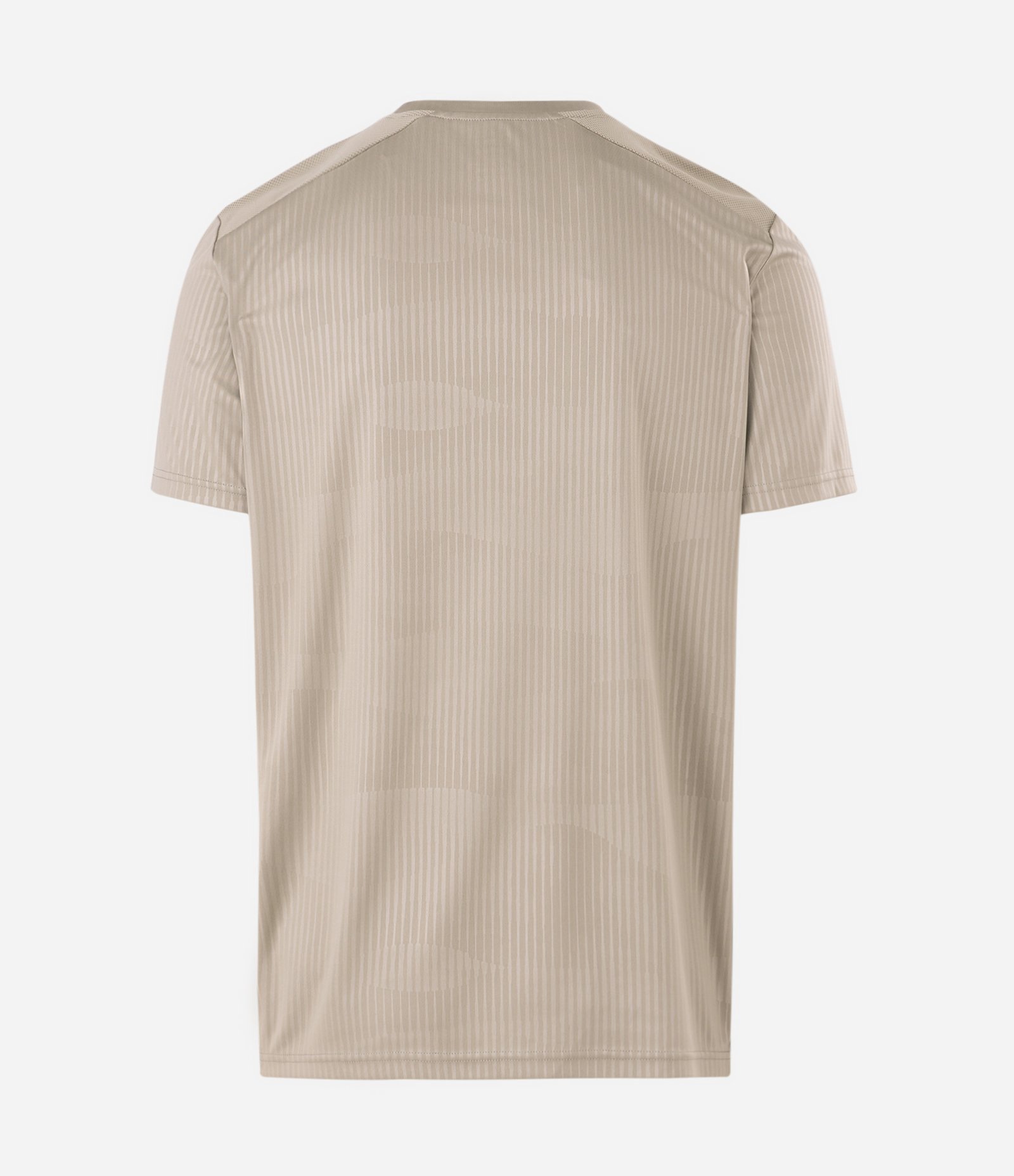 Camiseta Esportiva Regular com Tecnologia Dry Bege Claro 7