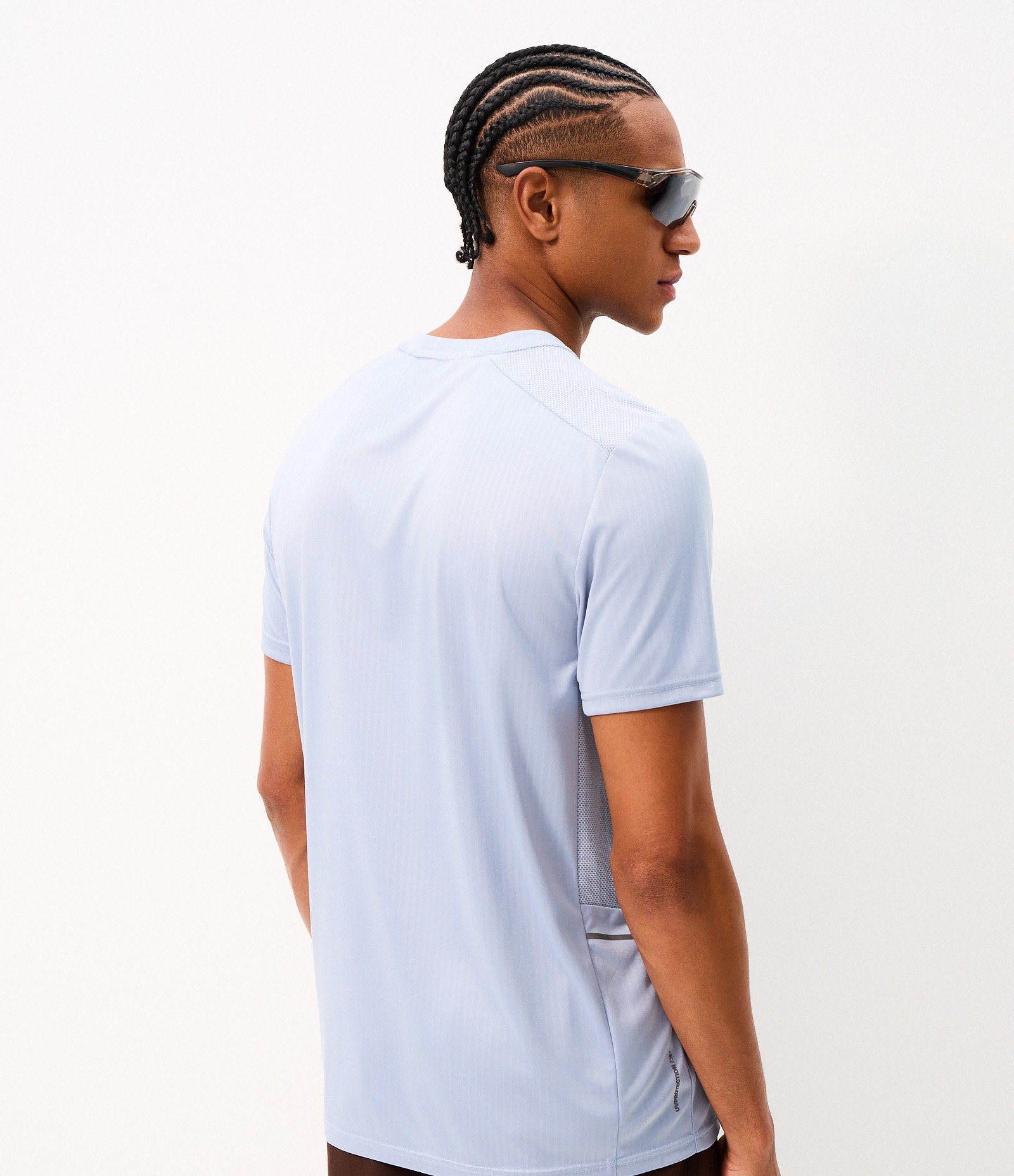 Camiseta Esportiva Regular com Tecnologia Dry Azul 3