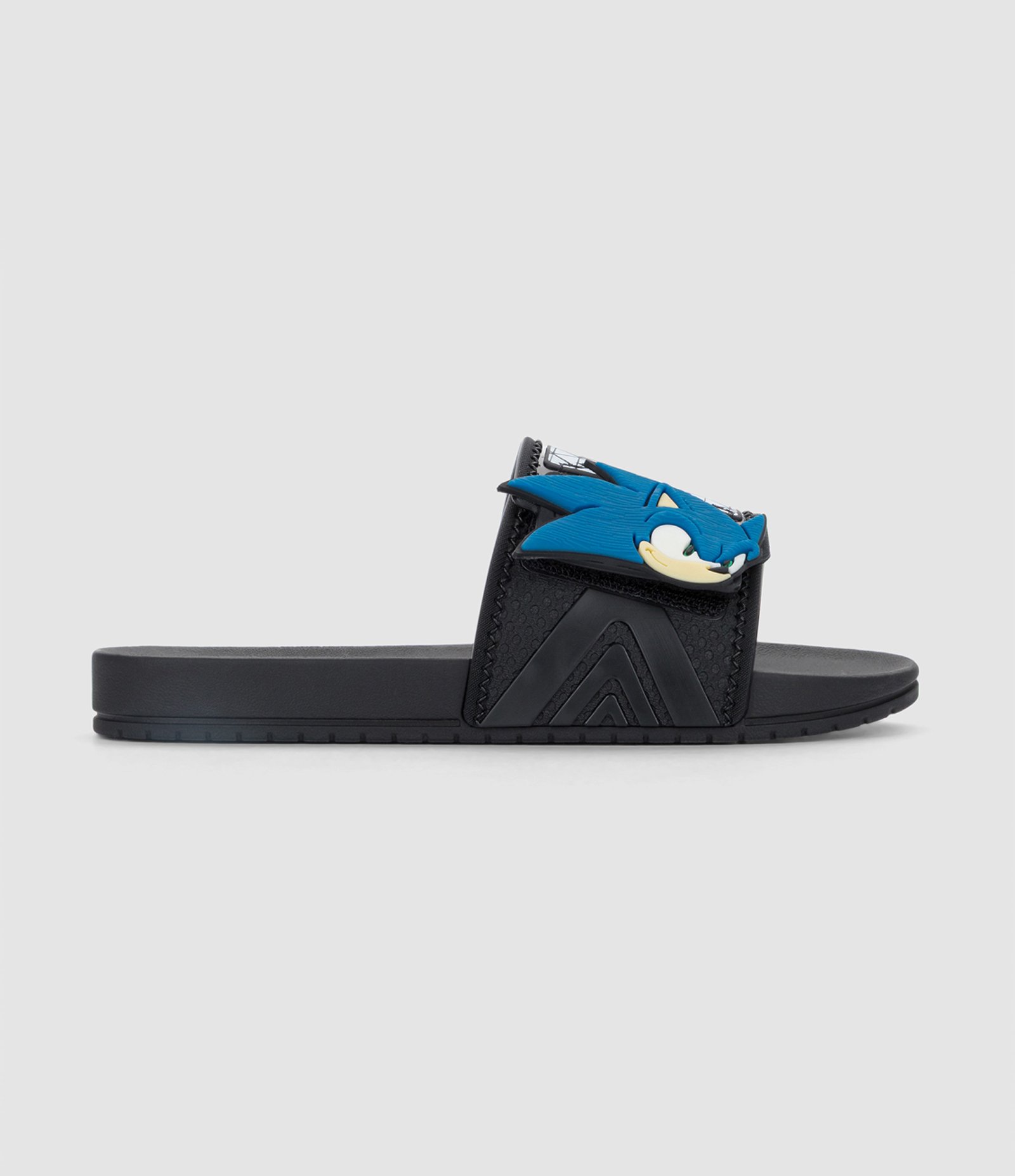 Chinelo Infantil Slide com Estampa Sonic – Tam 23 a 34 Preto 2