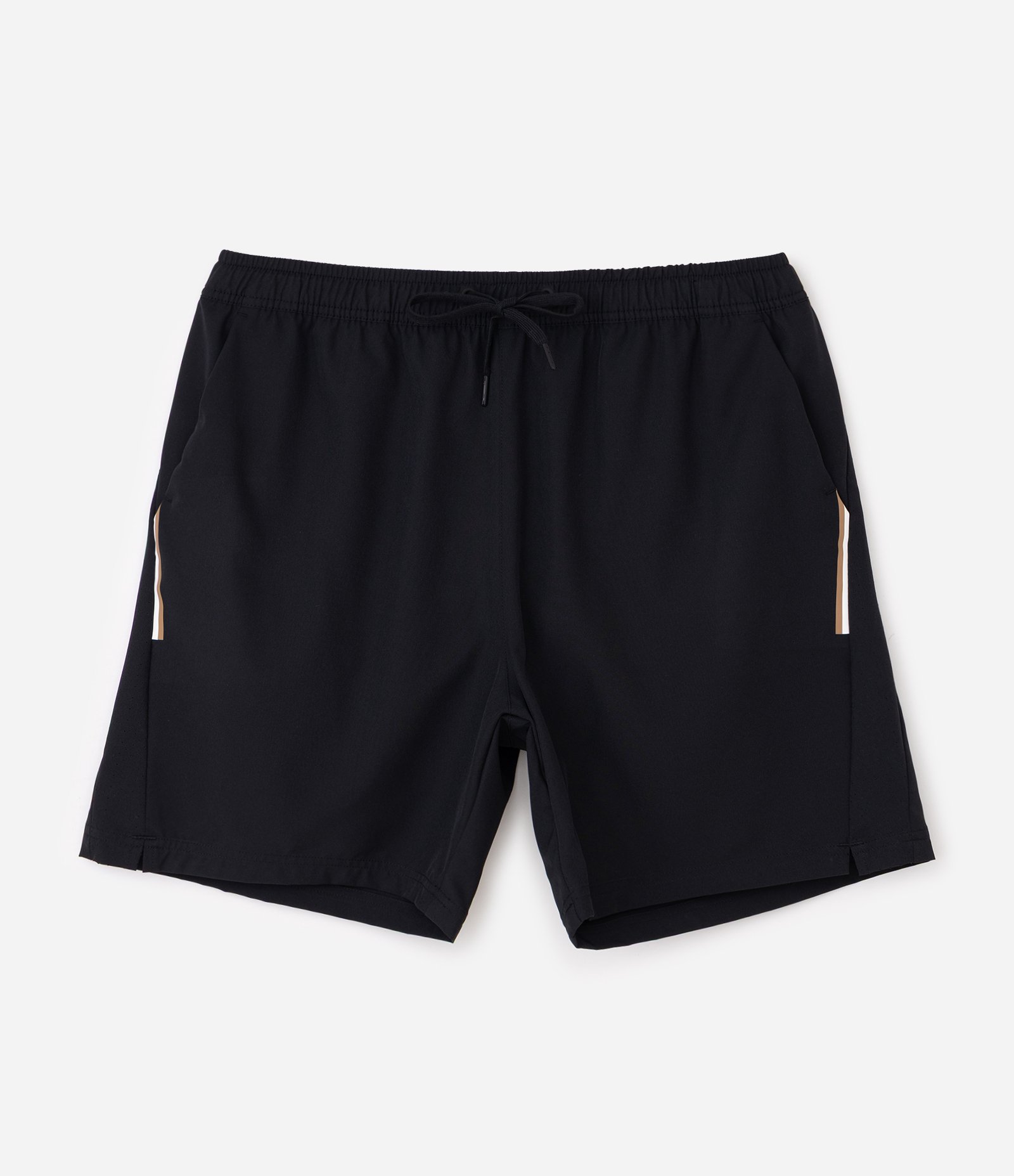 Bermuda Esportiva com Laser Cut e Print Lateral Preto 4
