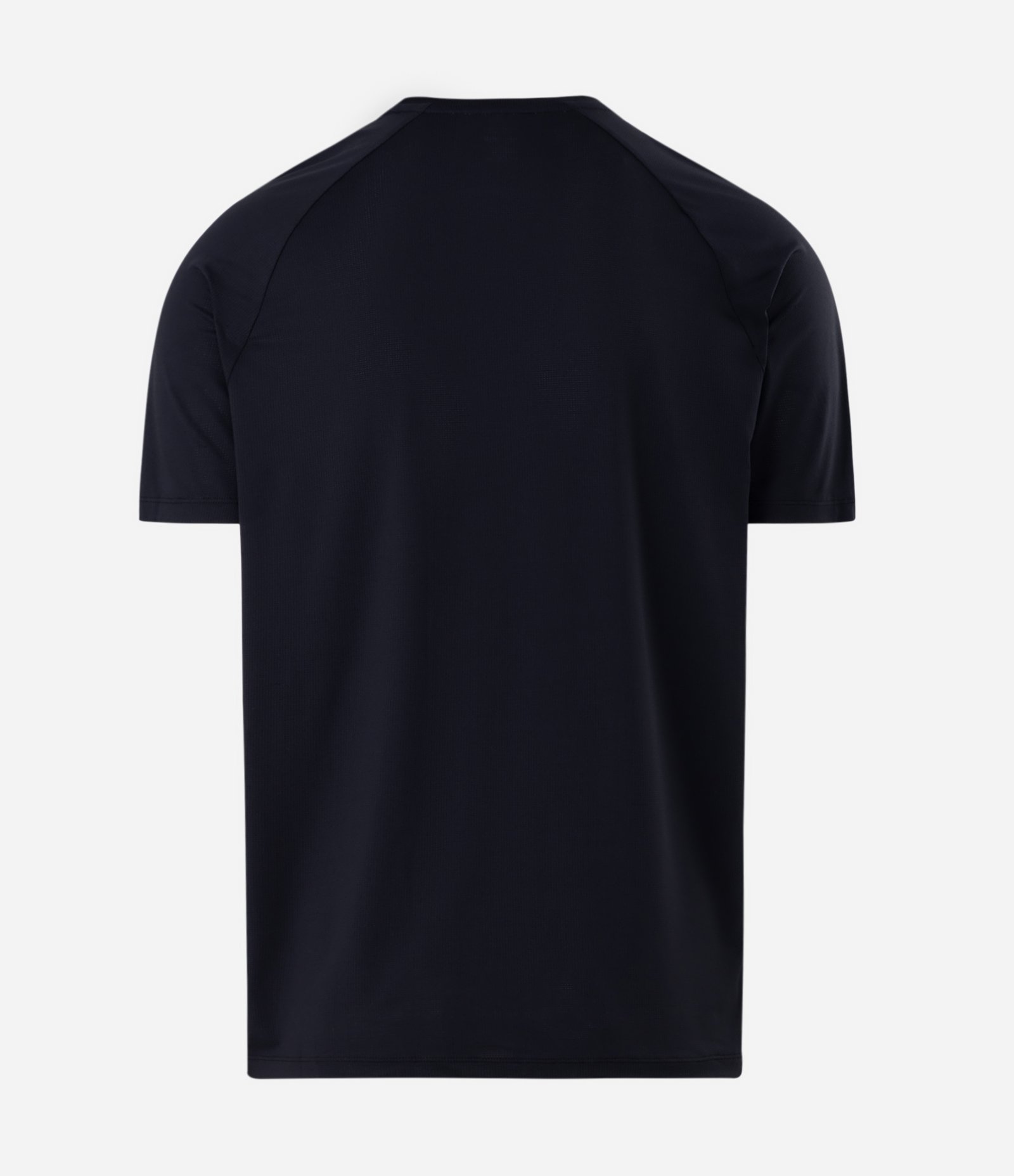 Camiseta Dry com Manga Raglan e Linha Constrastante Preto 6