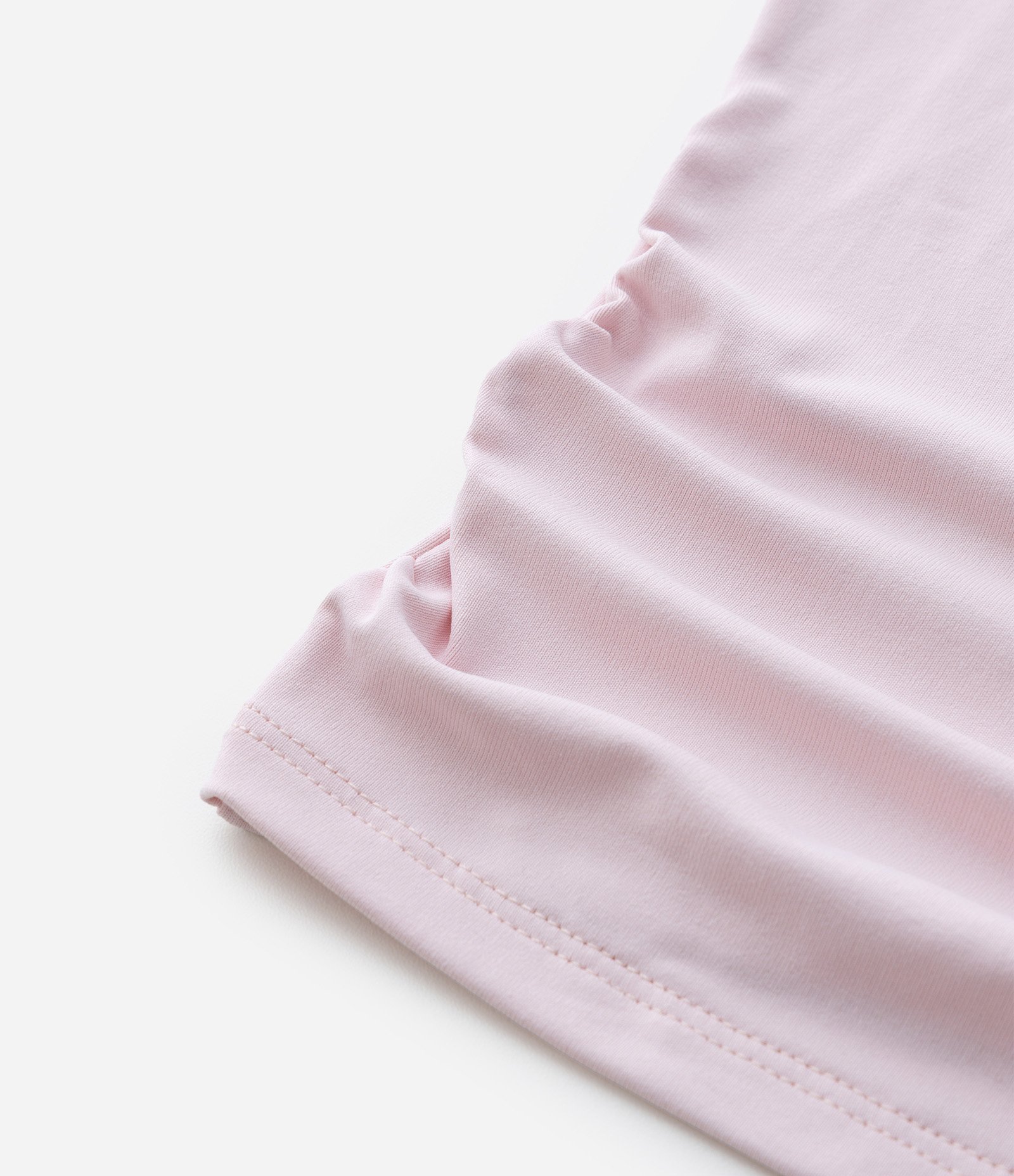 Camiseta Infantil com Franzido Lateral – Tam 5 a 14 Anos Rosa Claro 5