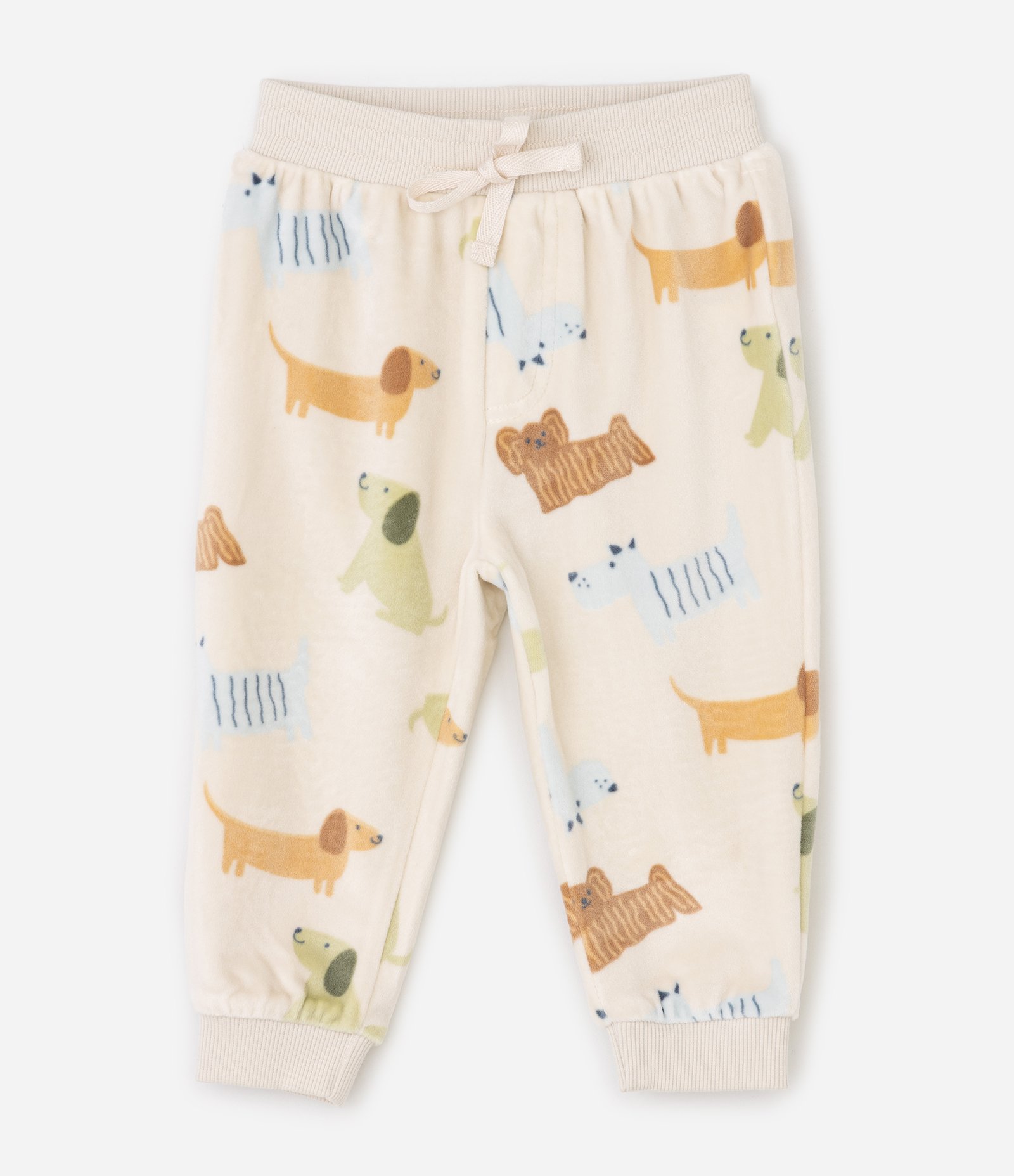 Conjunto Bebê com Estampa Cachorro – Tam 0 a 24 Meses Bege Claro 5