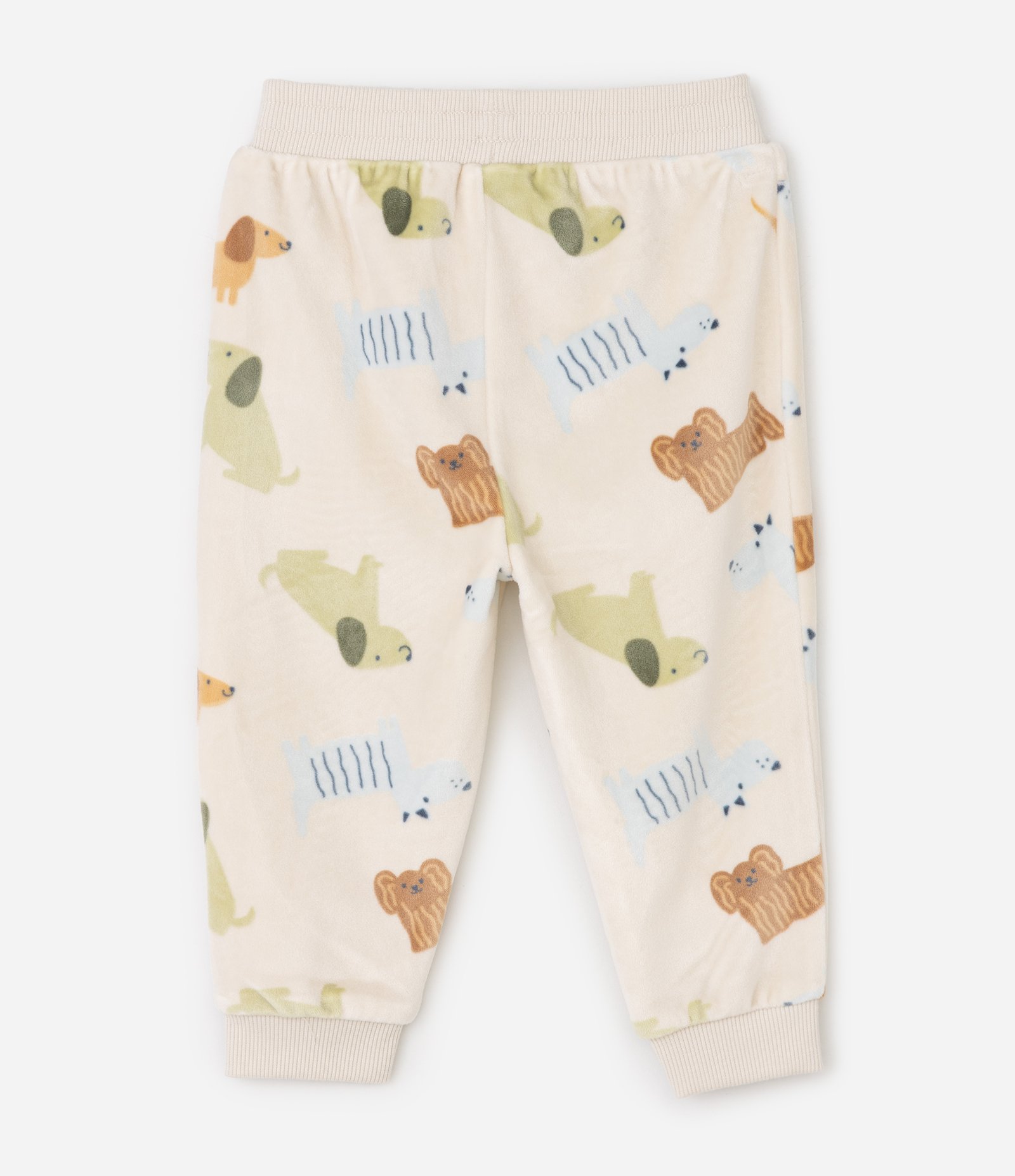 Conjunto Bebê com Estampa Cachorro – Tam 0 a 24 Meses Bege Claro 6