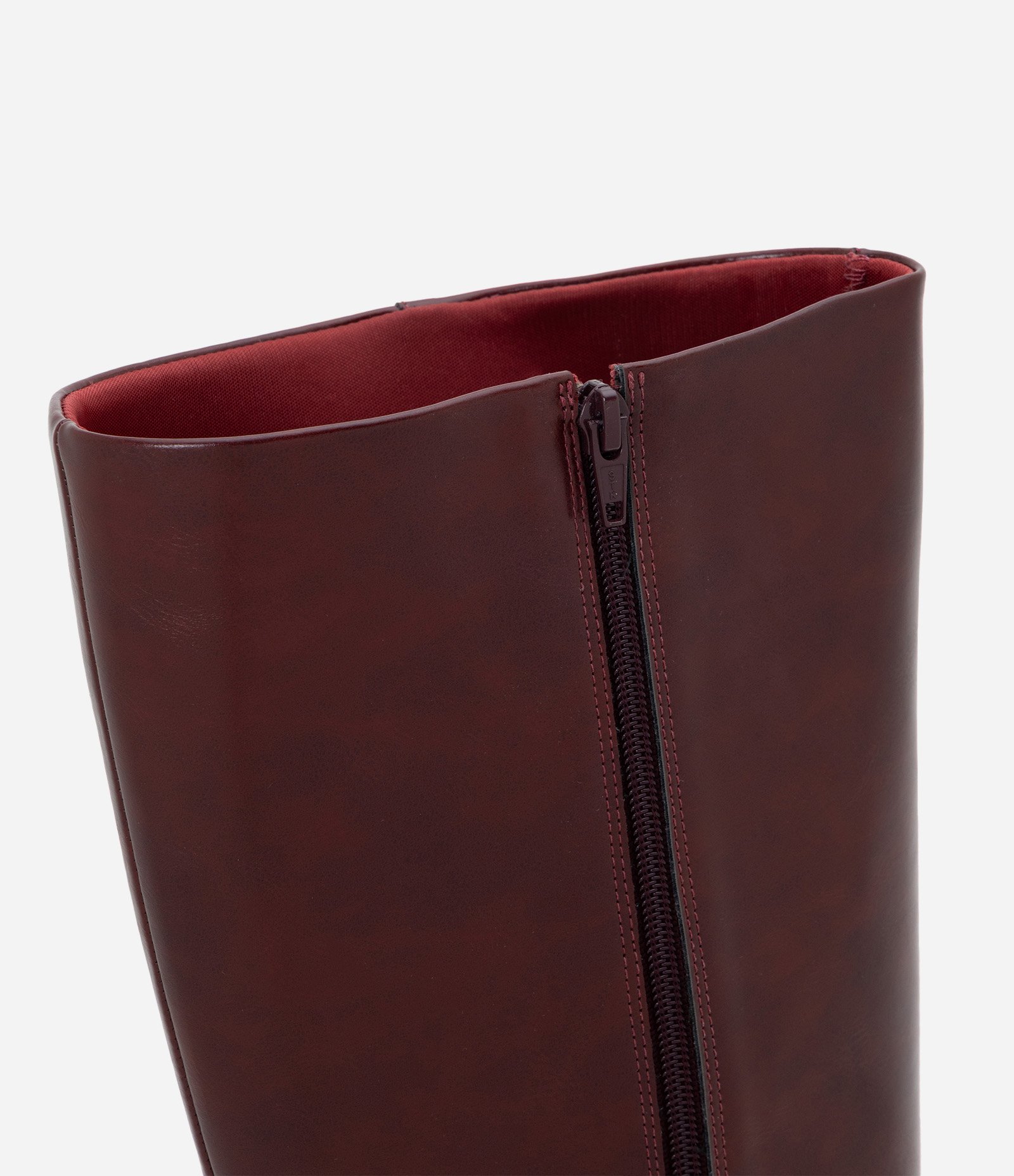 Bota Western Cano Longo em PU Bordô 3