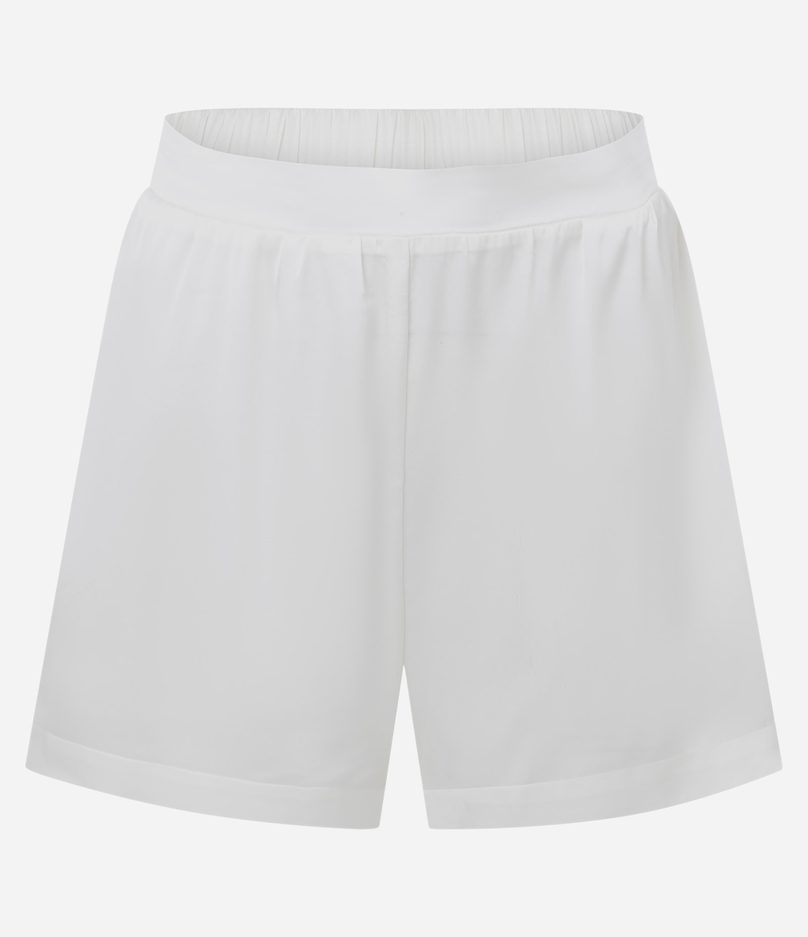 Pijama Curto Americano em Cetim com Estampa Floral Branco 8