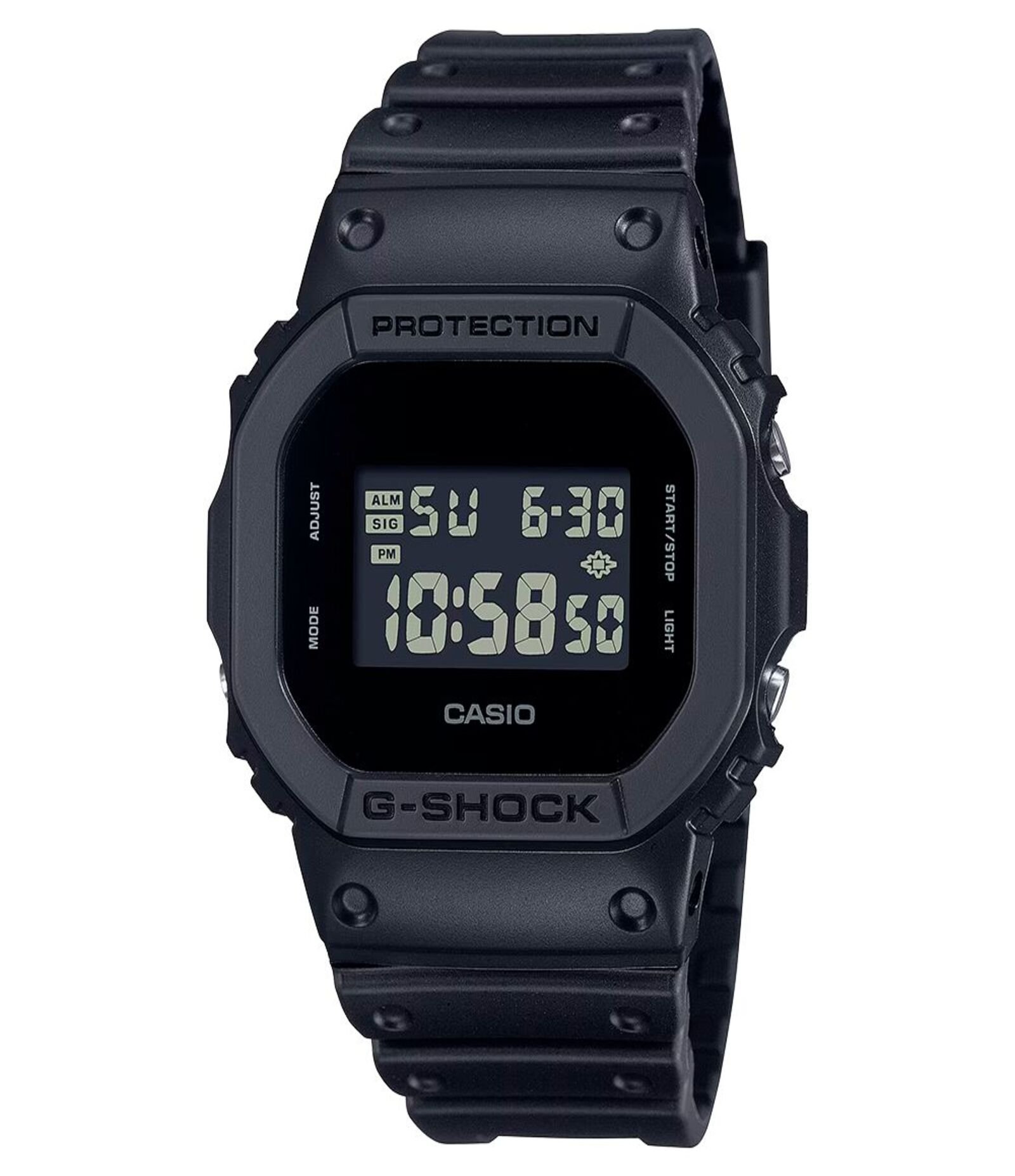 Relógio Digital Casio em Resina DW5600UBB1DR Preto 1