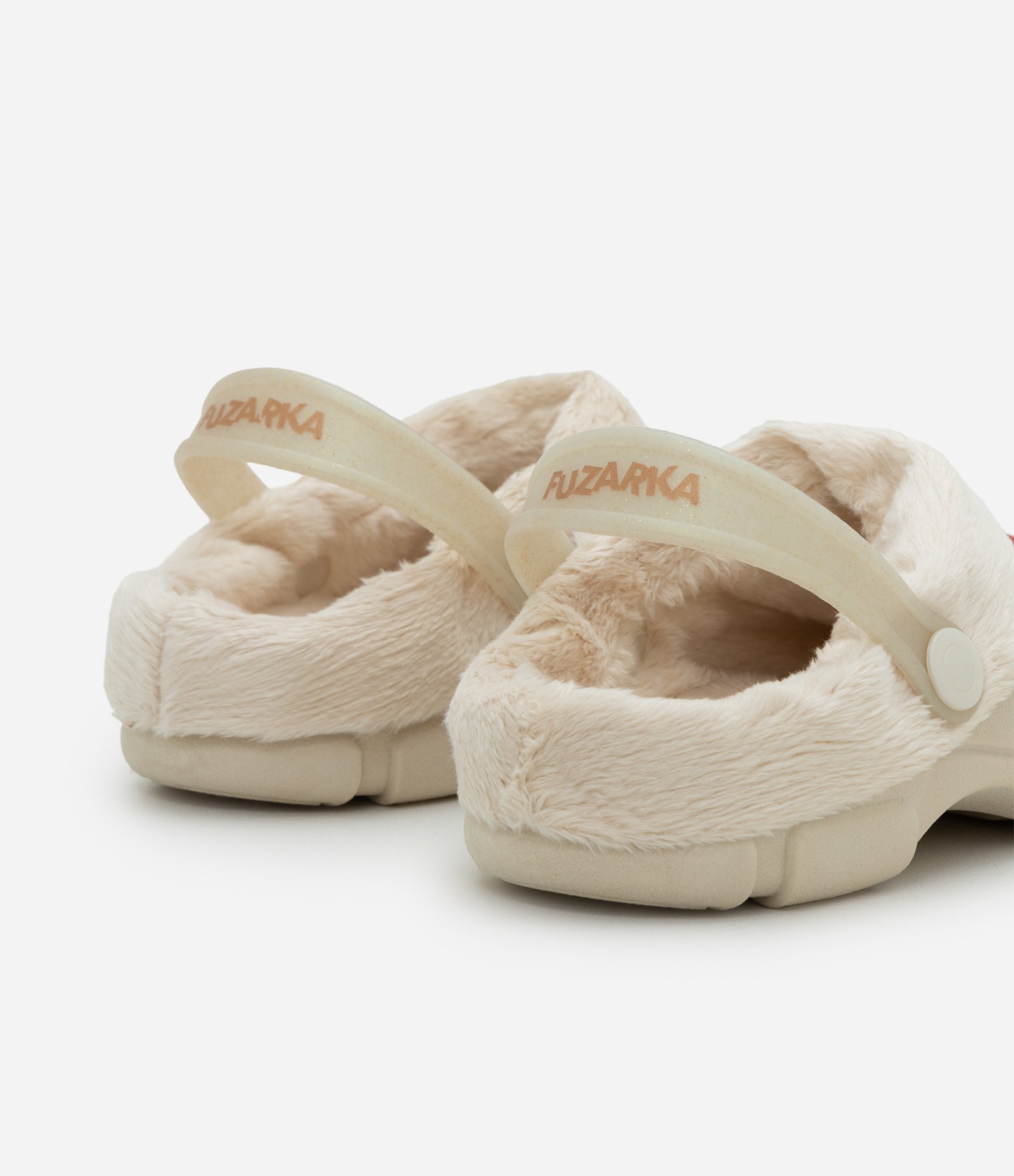 Sandália Infantil Babuche com Pelinhos e Patch Cereja – Tam 25/26 a 33/34 Off White 2