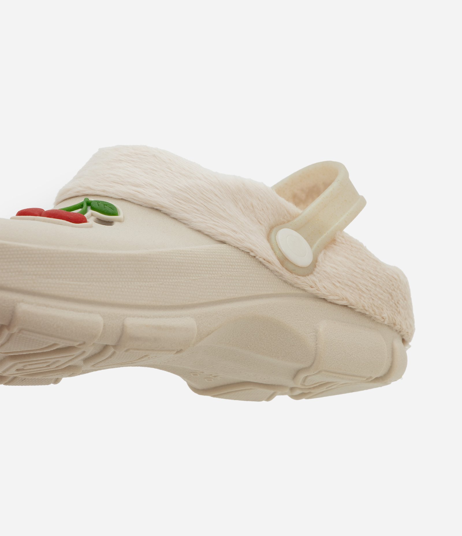 Sandália Infantil Babuche com Pelinhos e Patch Cereja – Tam 25/26 a 33/34 Off White 3