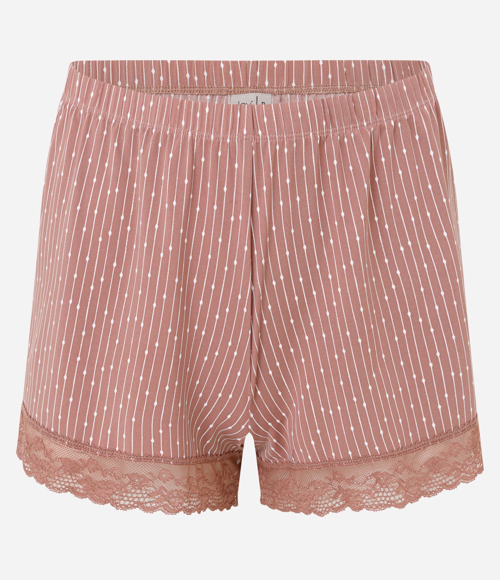 Short Doll com Estampa Listrada e Renda Rose 8