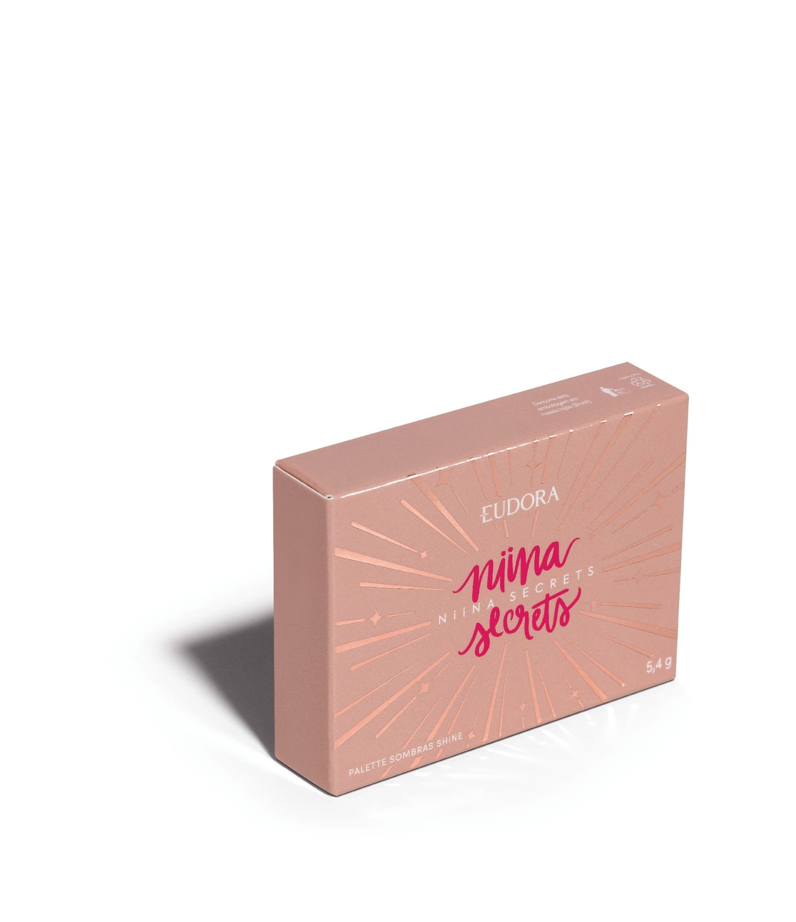 Paleta de Sombra Niina Secrets Shine Rose 3