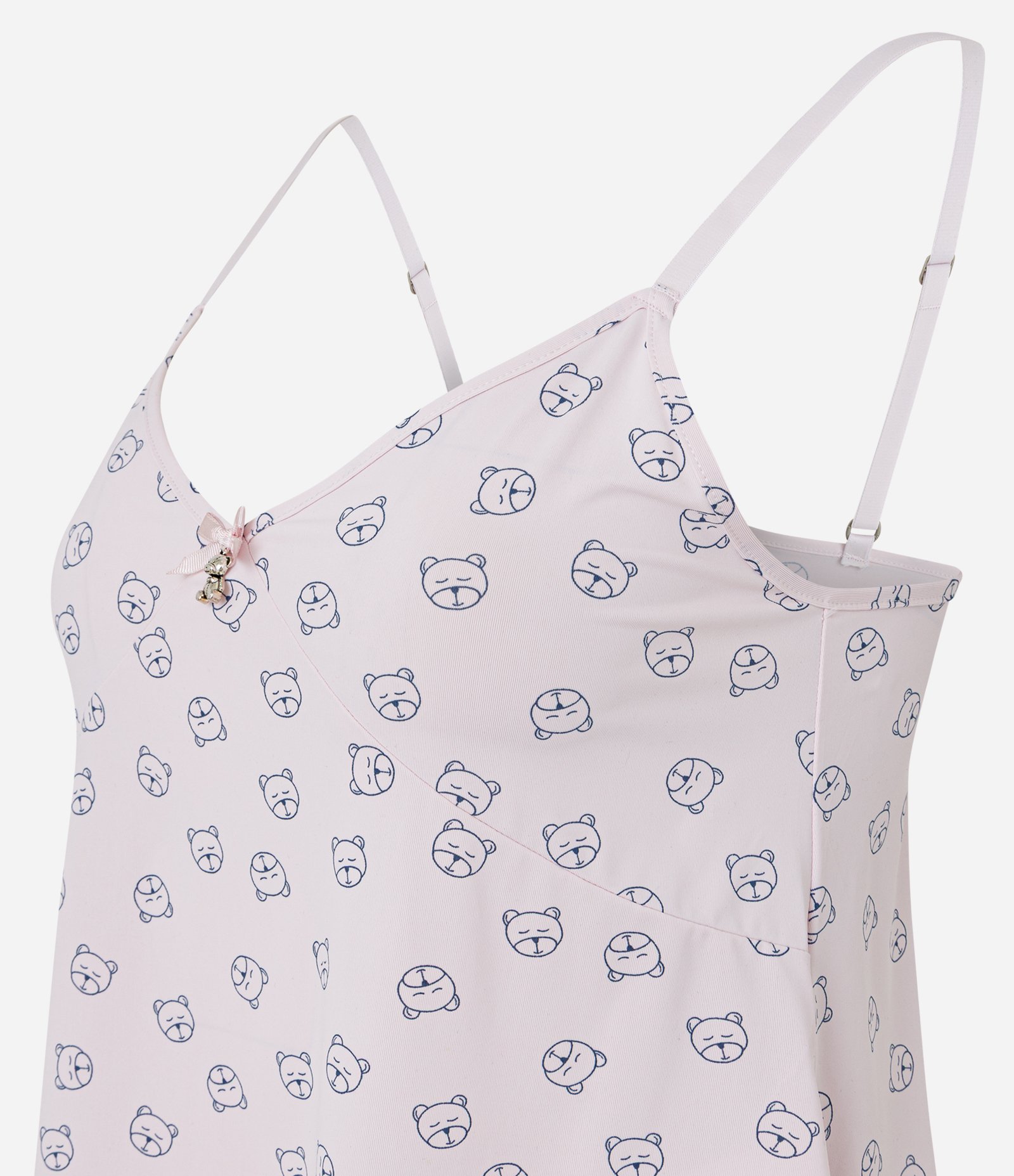 Short Doll com Estampa de Ursinhos e Babados Rosa 8