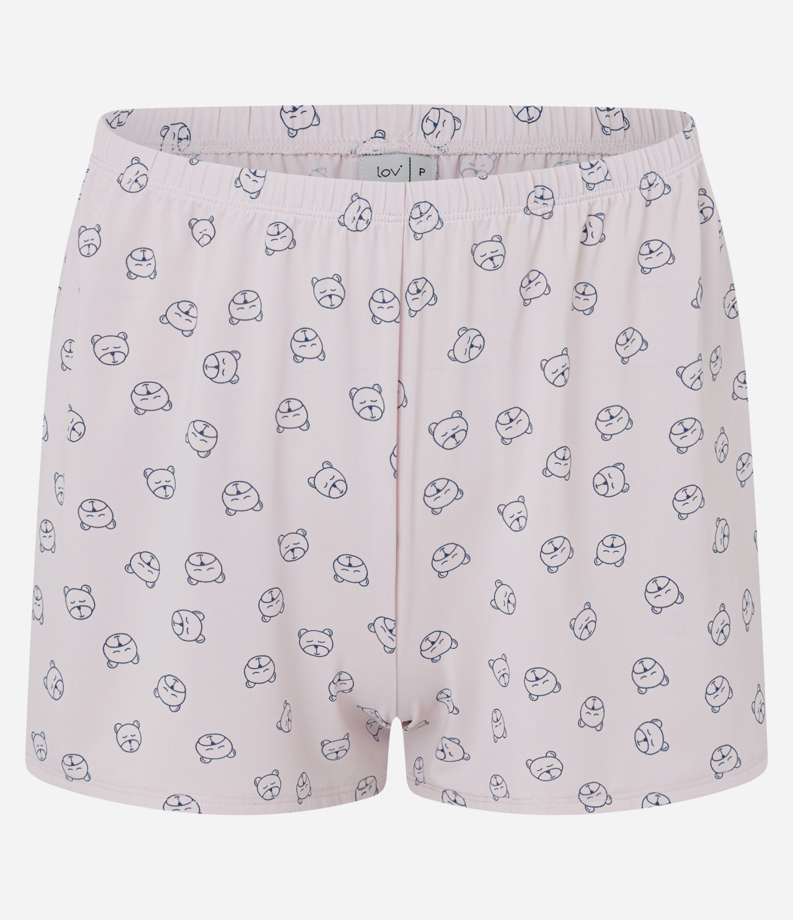 Short Doll com Estampa de Ursinhos e Babados Rosa 10