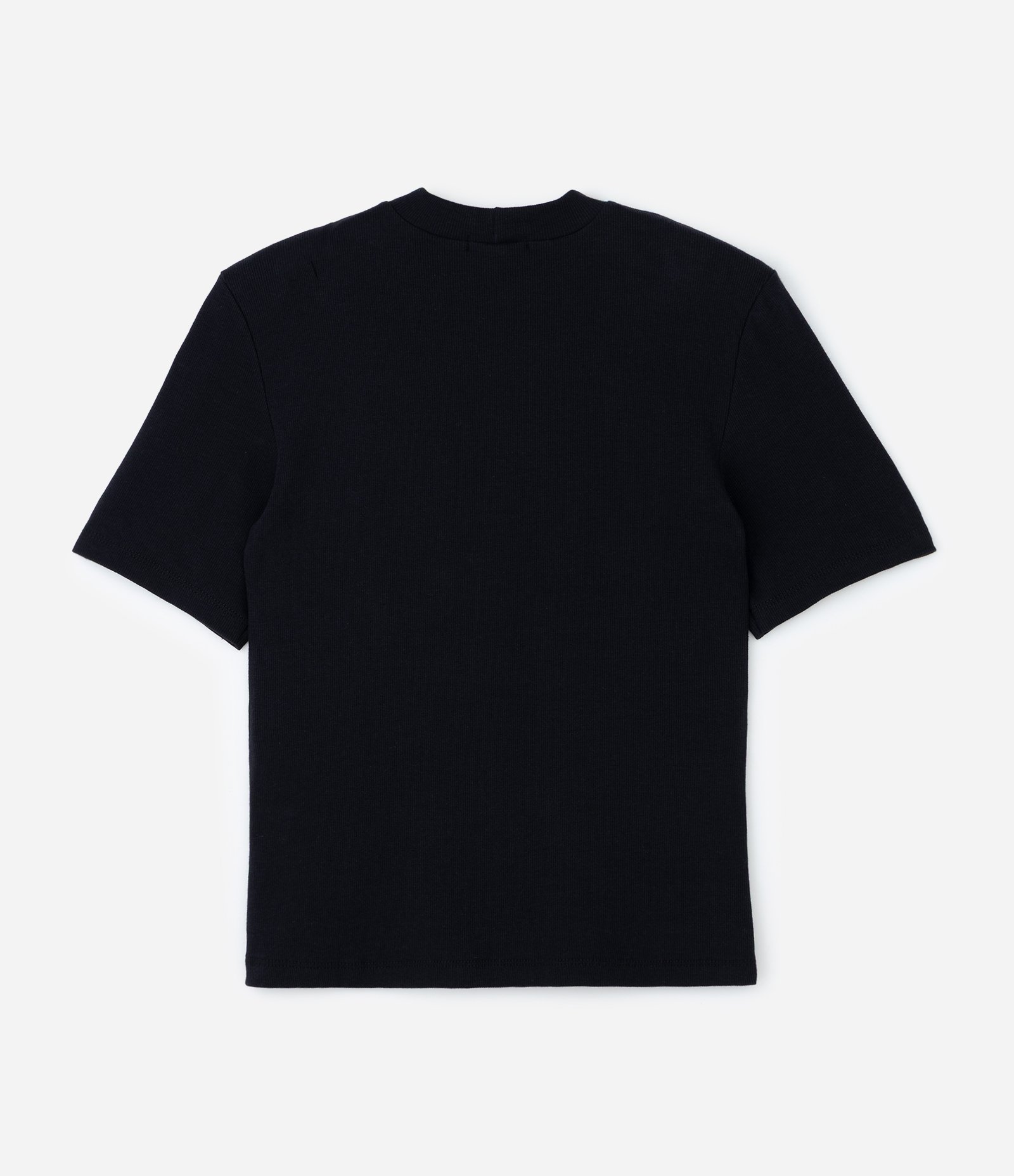 Blusa Manga Curta em Ribana Curve & Plus Size Preto 2