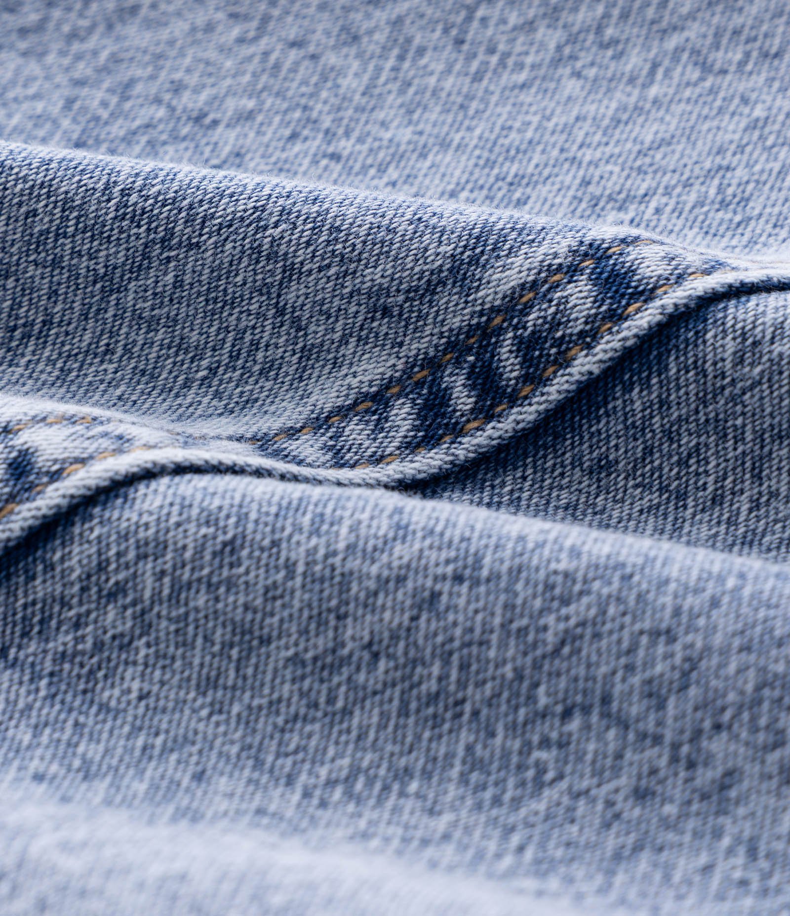 Jardineira Infantil em Jeans com Bolsinho Frontal – Tam 0 a 18 Meses Azul 4