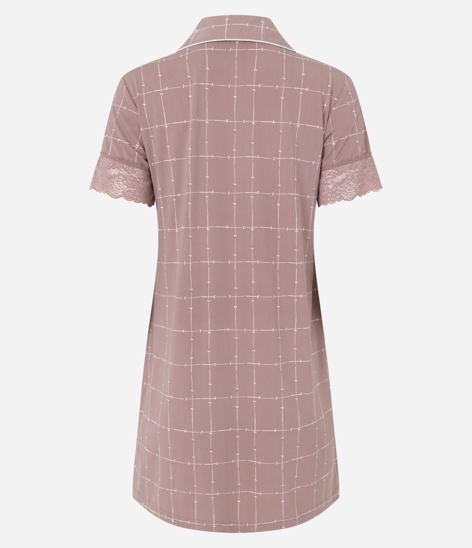 Camisola Americana em Microfibra com Estampa Geométrica Rosa 7