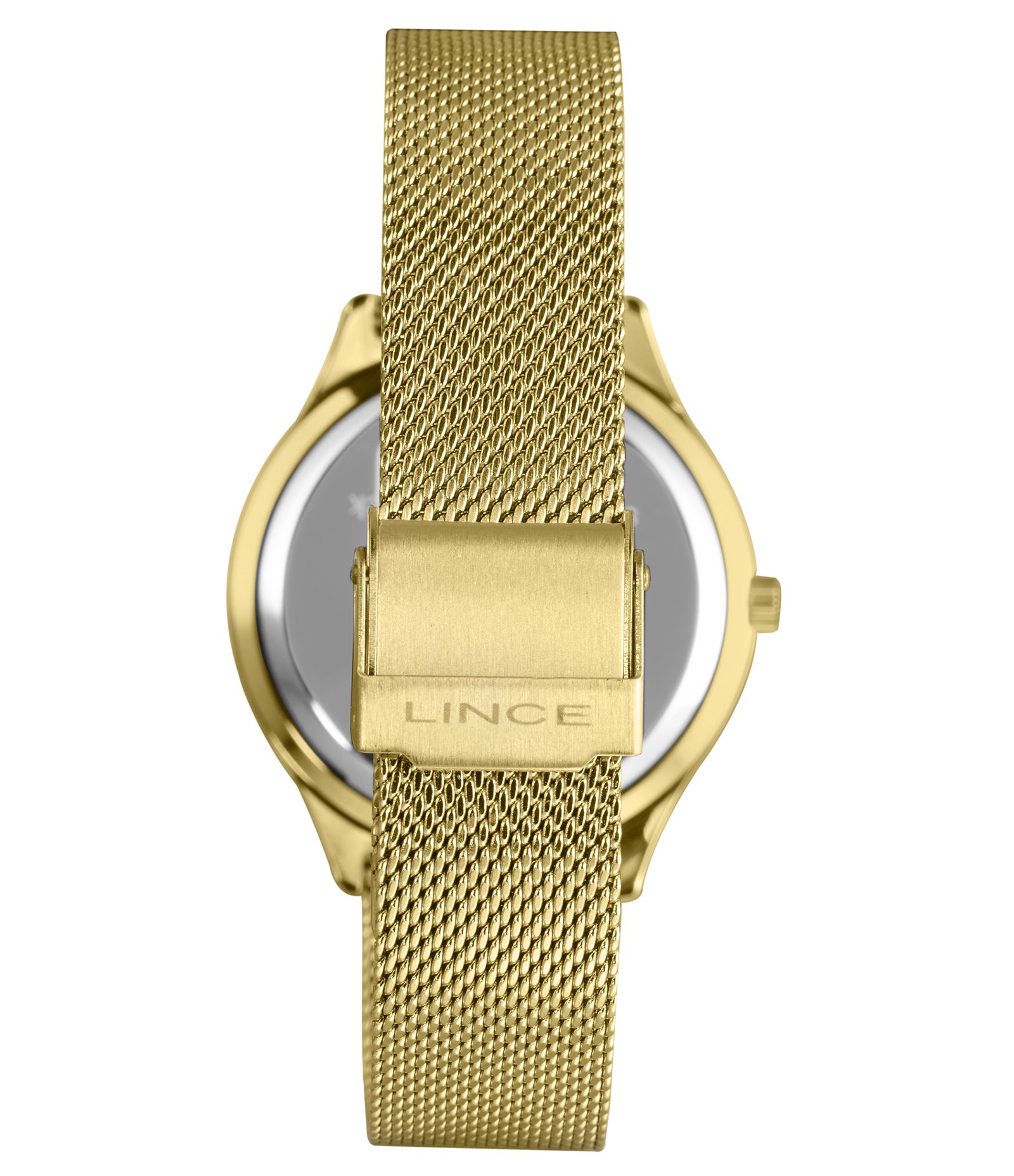 Relógio Analógico Lince em Aço LRGM030L38 S2KX Dourado 3