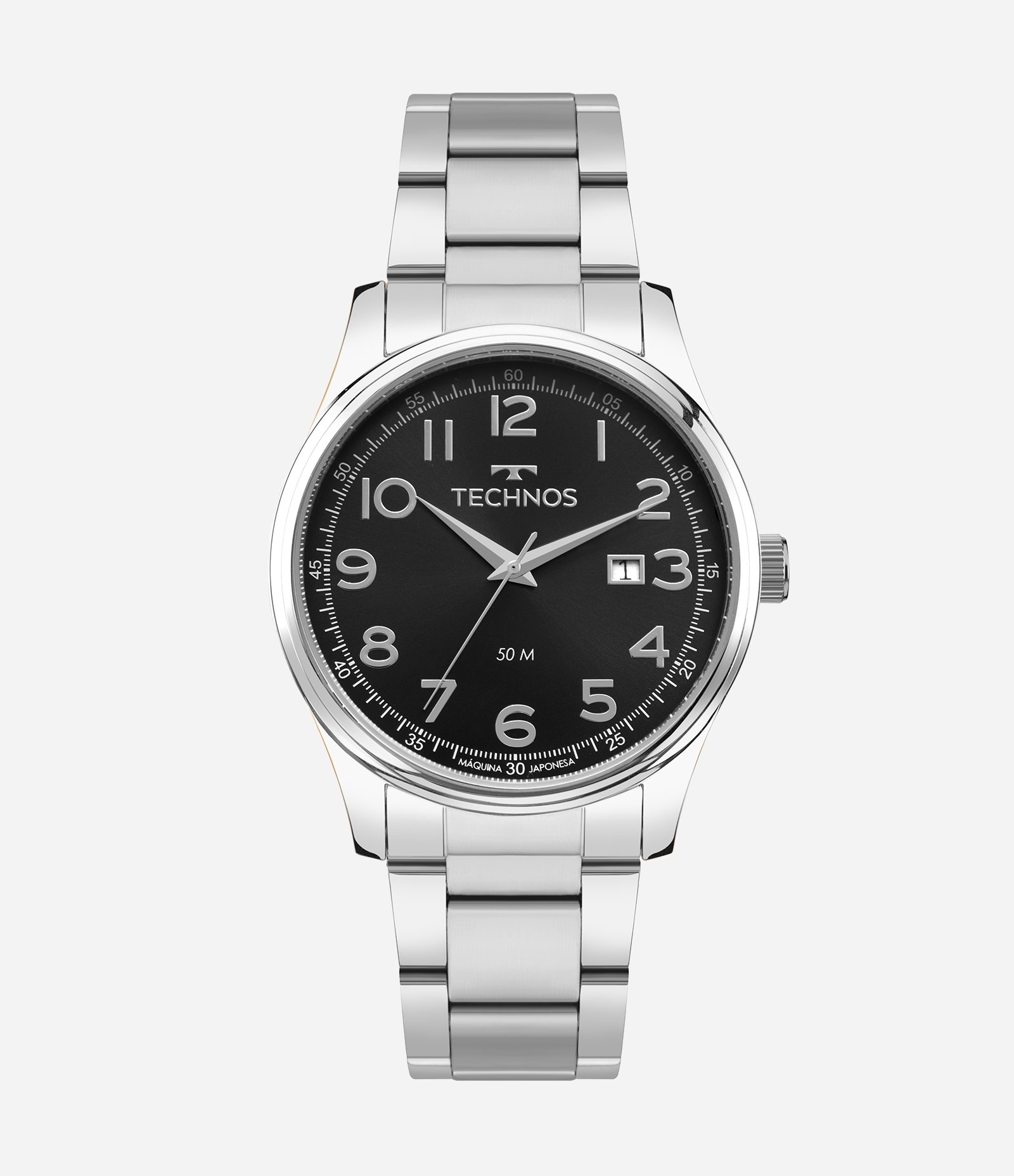 Relógio Analógico Technos em Aço 2115UCH 1P Prata 1