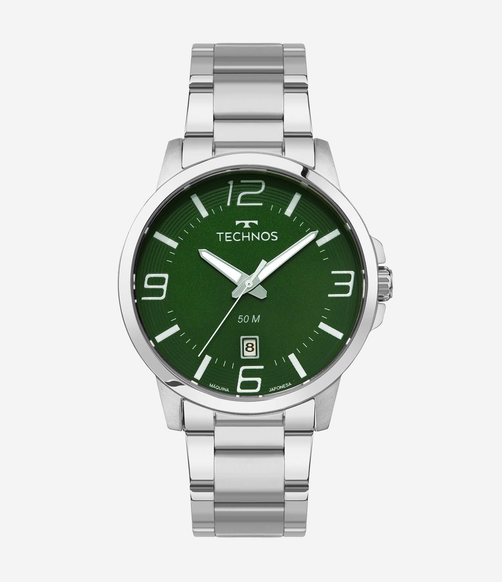 Relógio Analógico Technos em Aço 2315LBA 1V Prata 1