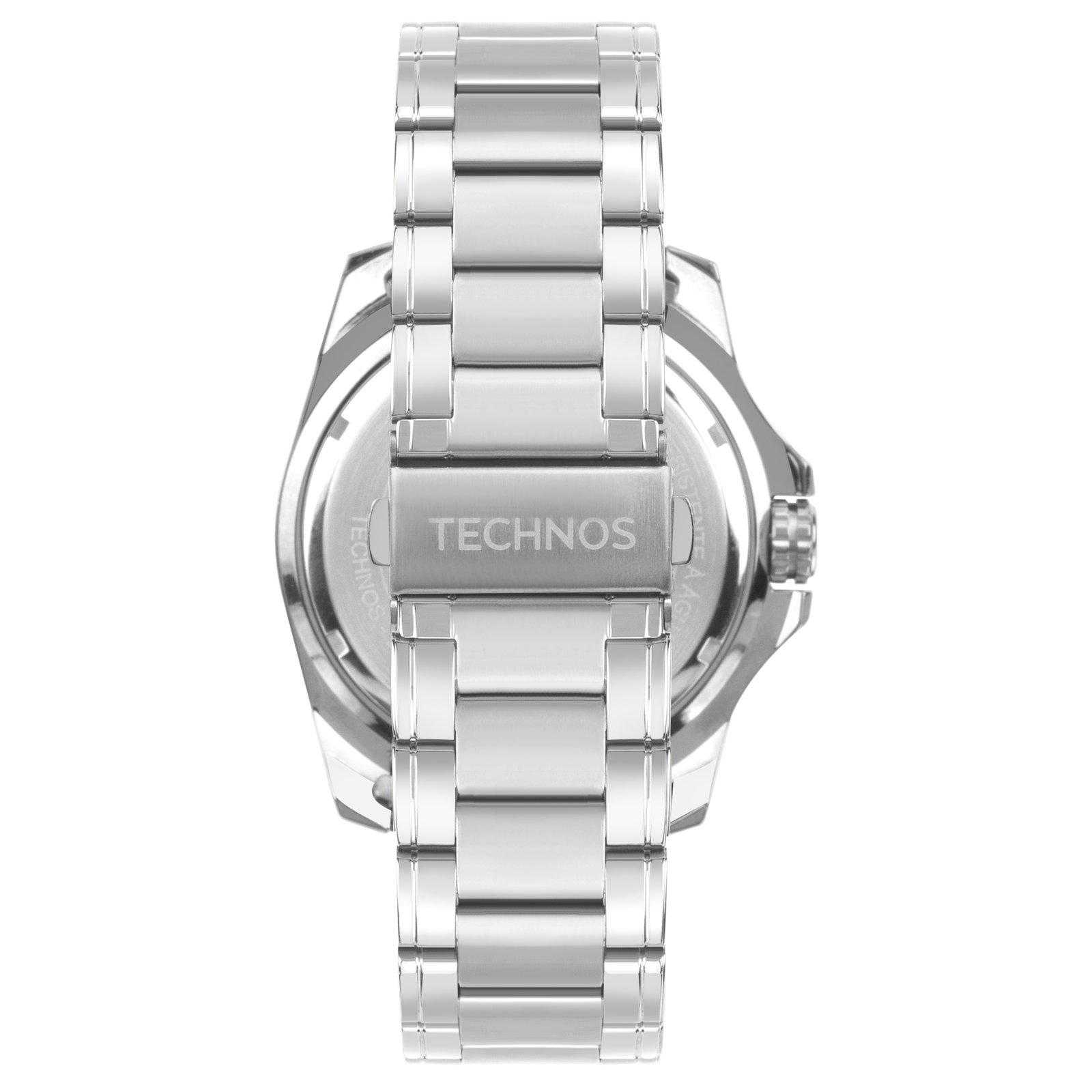 Relogio Analogico Technos em Aço 2117LFP1P Prata 3