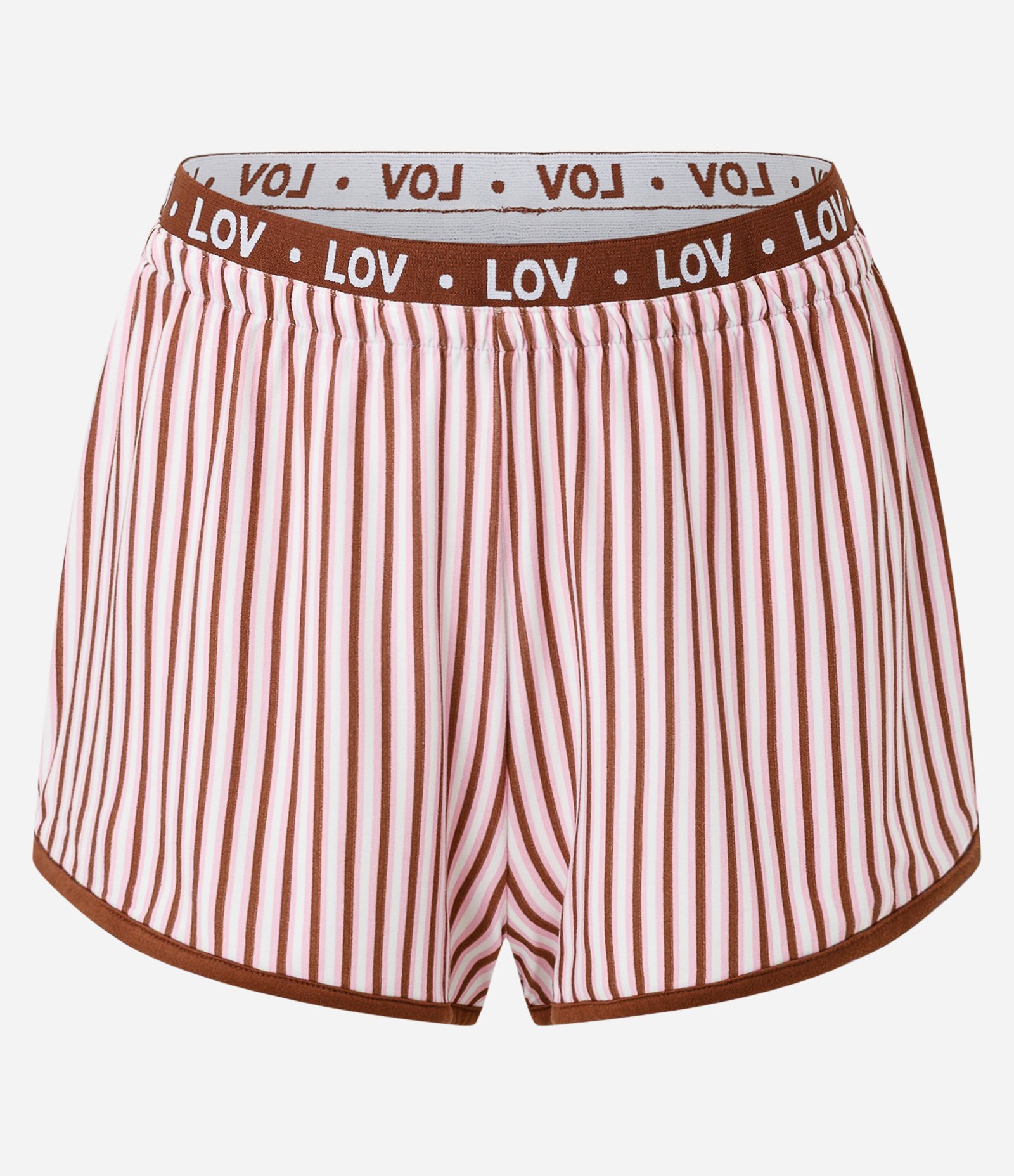 Pijama Curto em Peach Touch com Estampa de Urso Branco/Vermelho 9