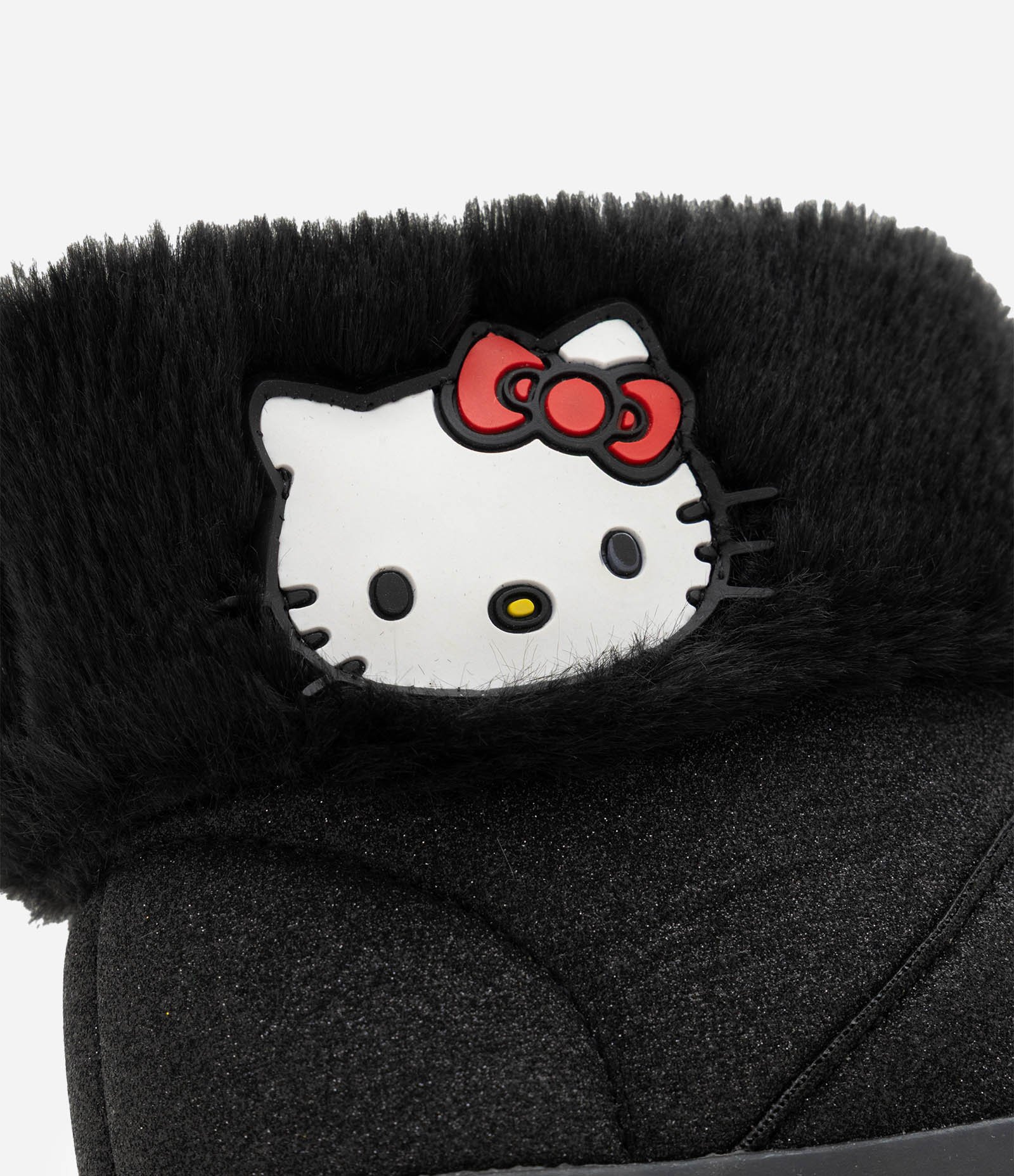 Bota Infantil Hello Kitty com LED e Pelinhos – Tam 20 a 27 Preto 4