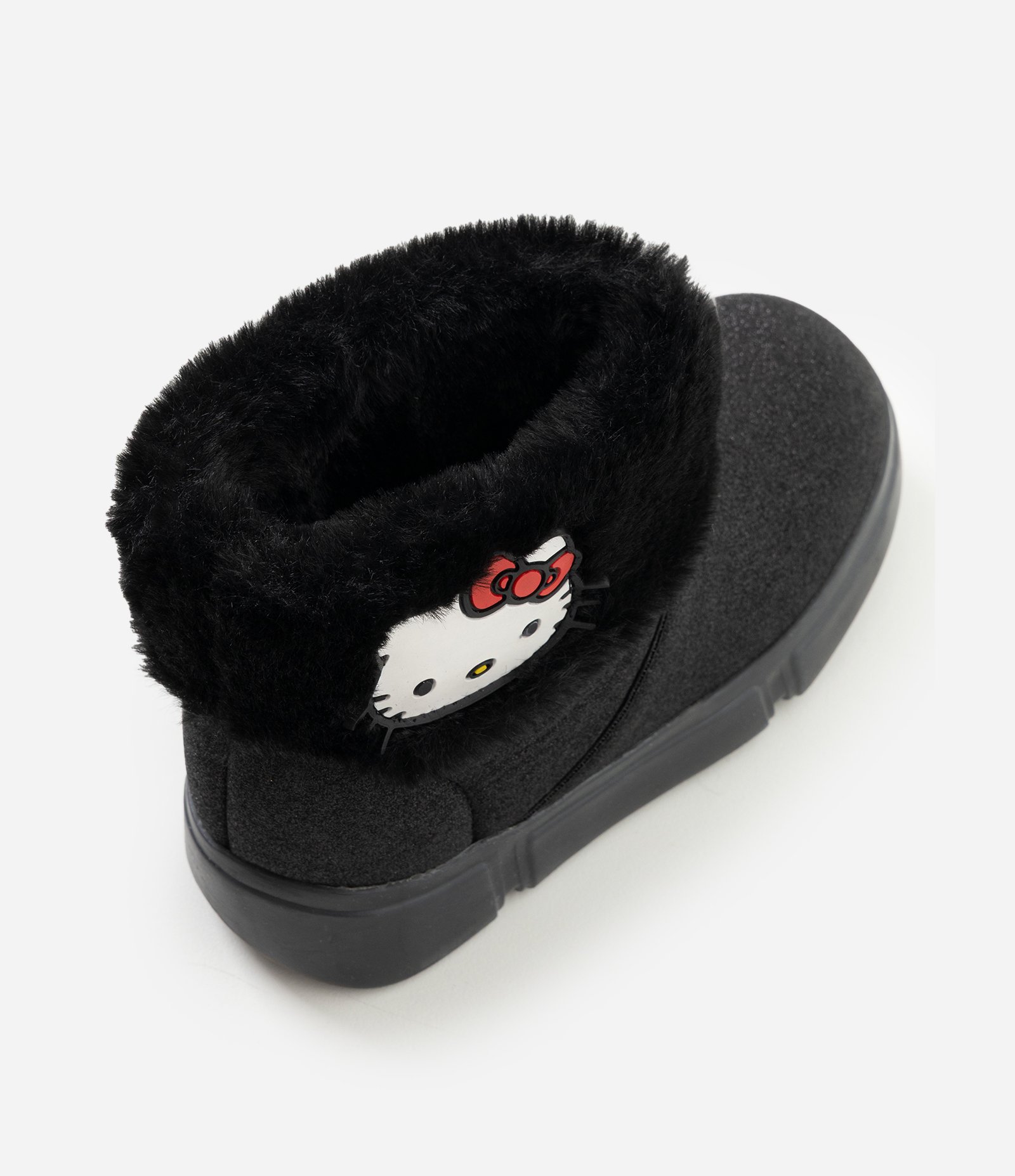 Bota Infantil Hello Kitty com LED e Pelinhos – Tam 20 a 27 Preto 6
