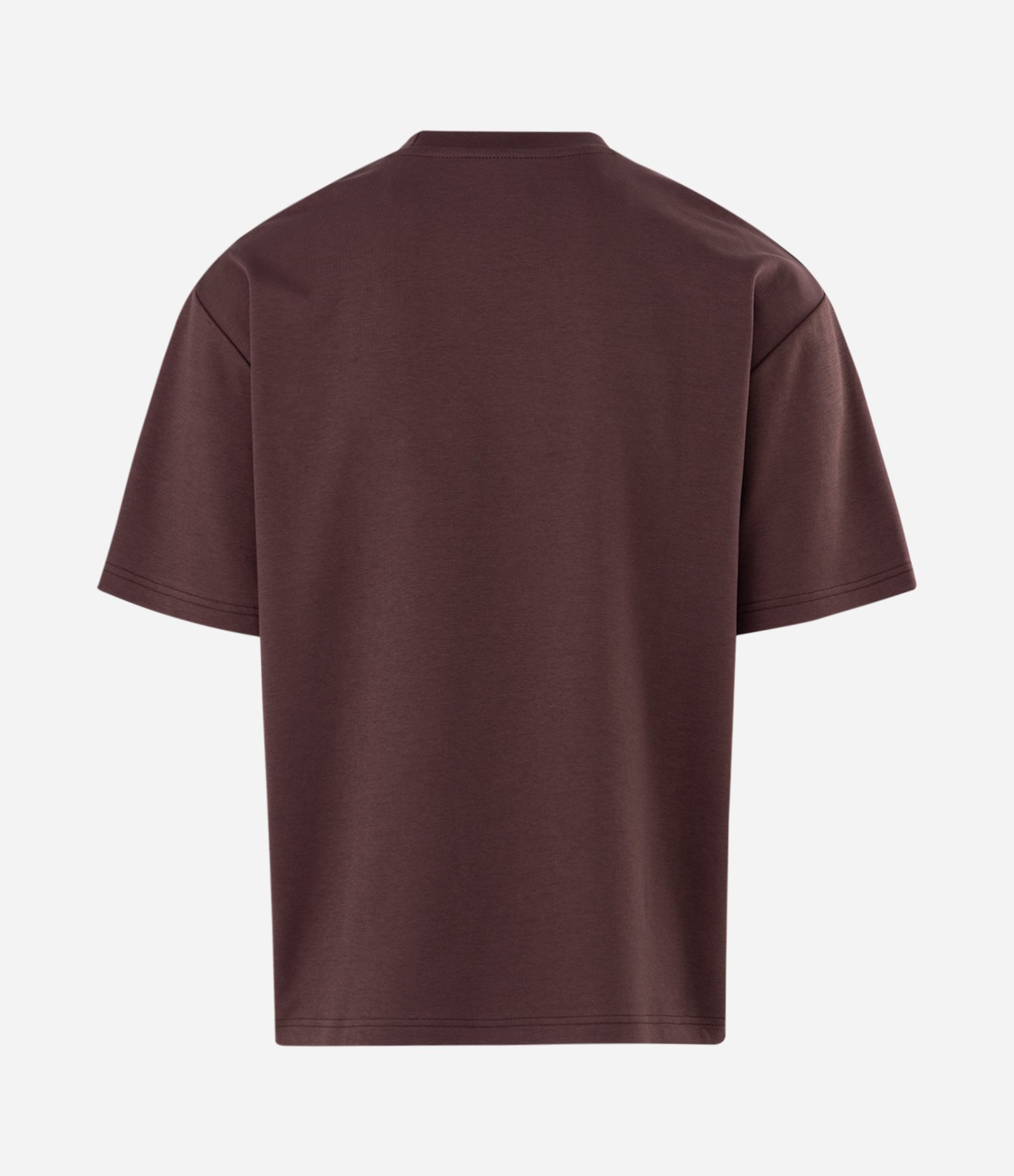 Camiseta Manga Curta Boxy Tecnológica Marrom 2