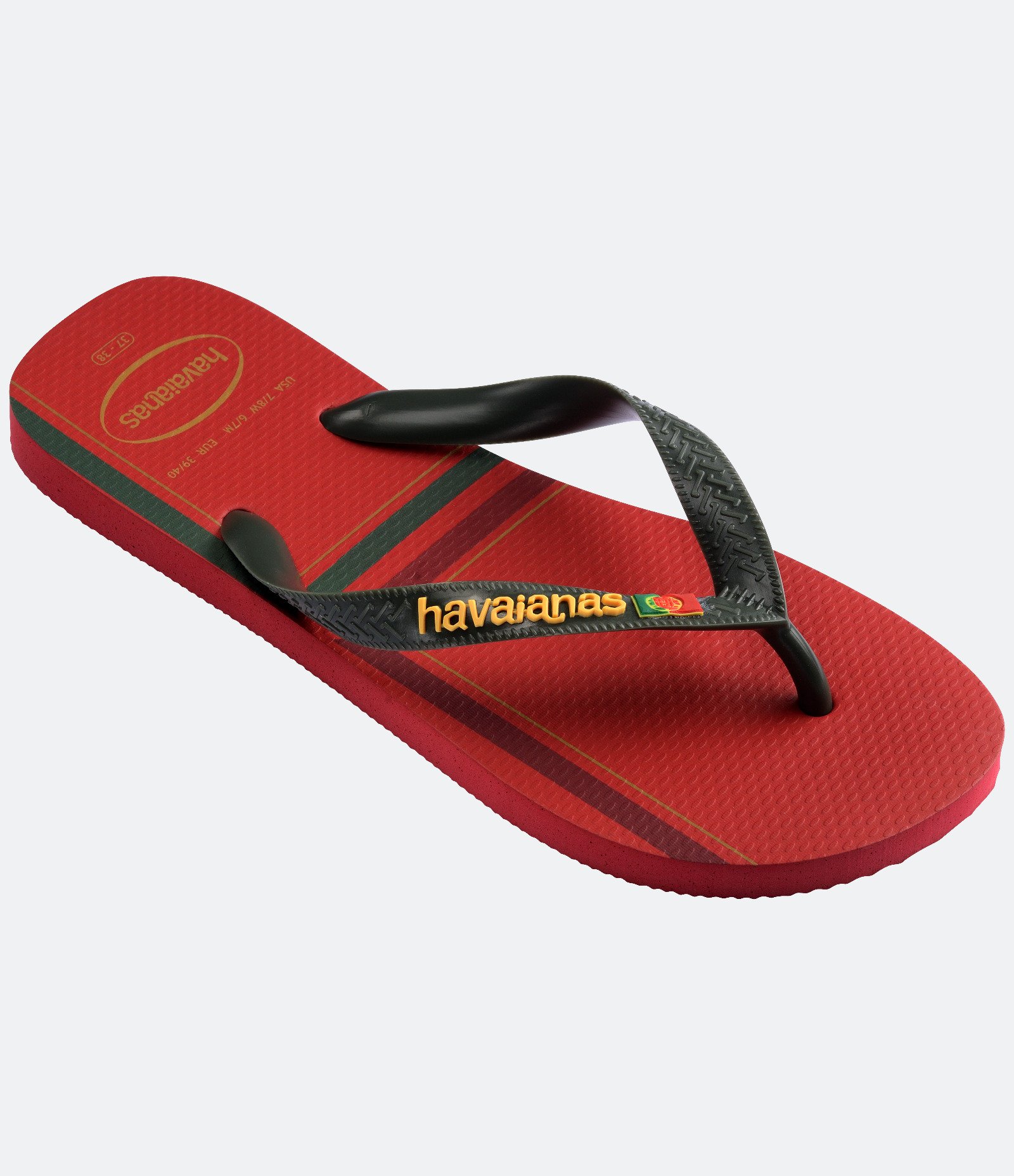 Chinelo Havaianas Tradicional Nações Portugal Vermelho 2