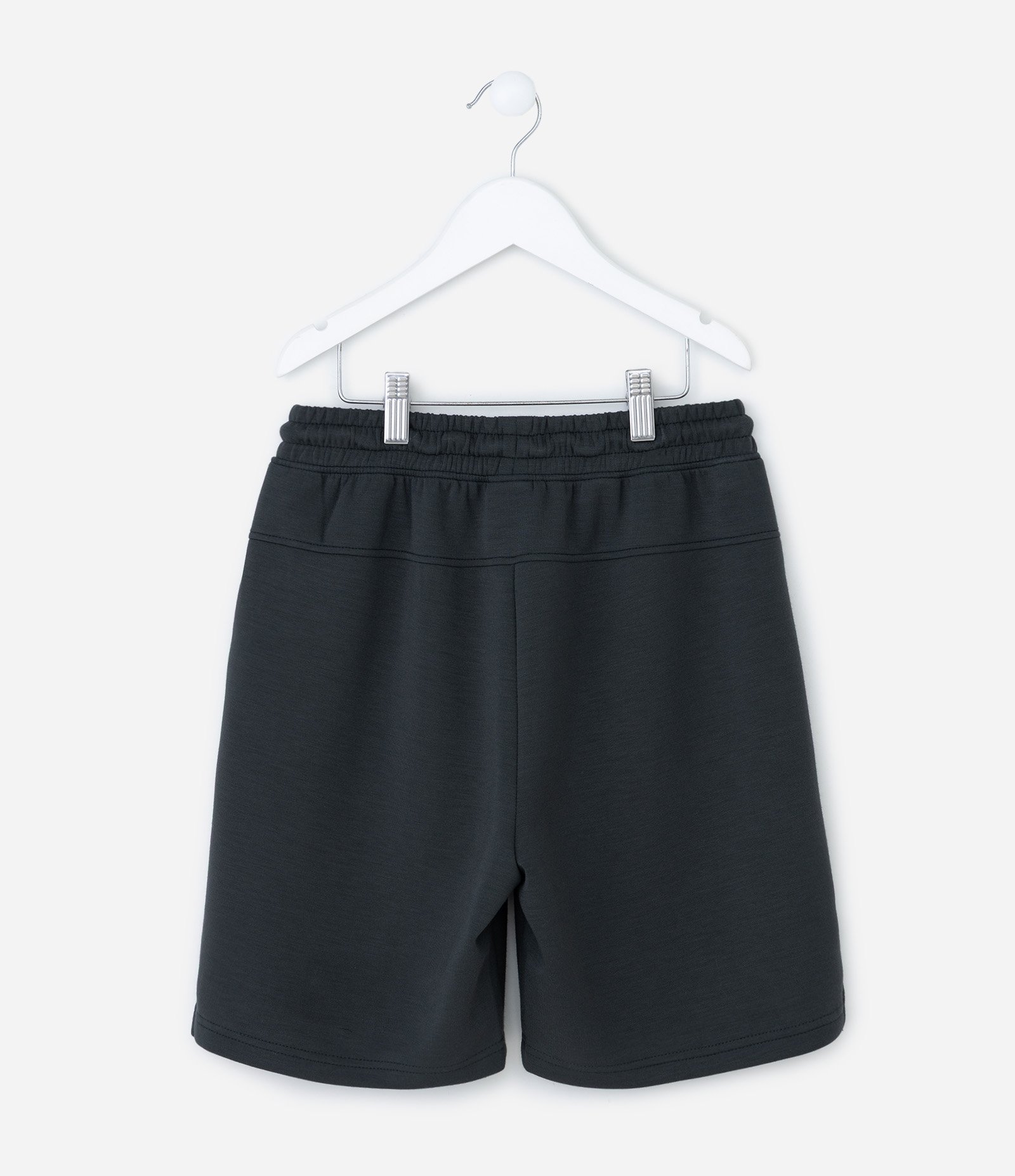 Bermuda Infantil em Moletom com Bolso com Zíper - Tam 5 a 14 Anos Verde Profundo 6