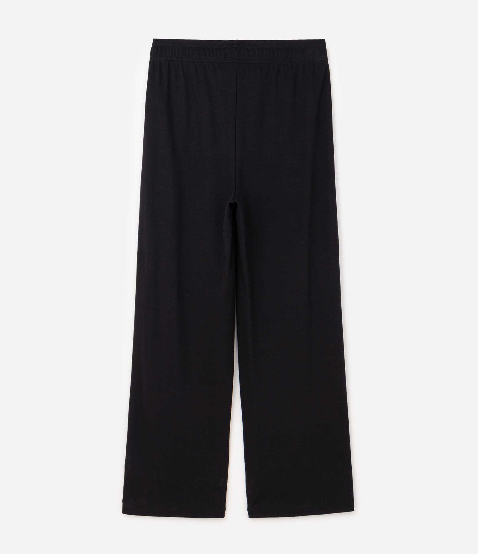 Calça de Pijama Longa Loungewear com Pintuck Preto 2