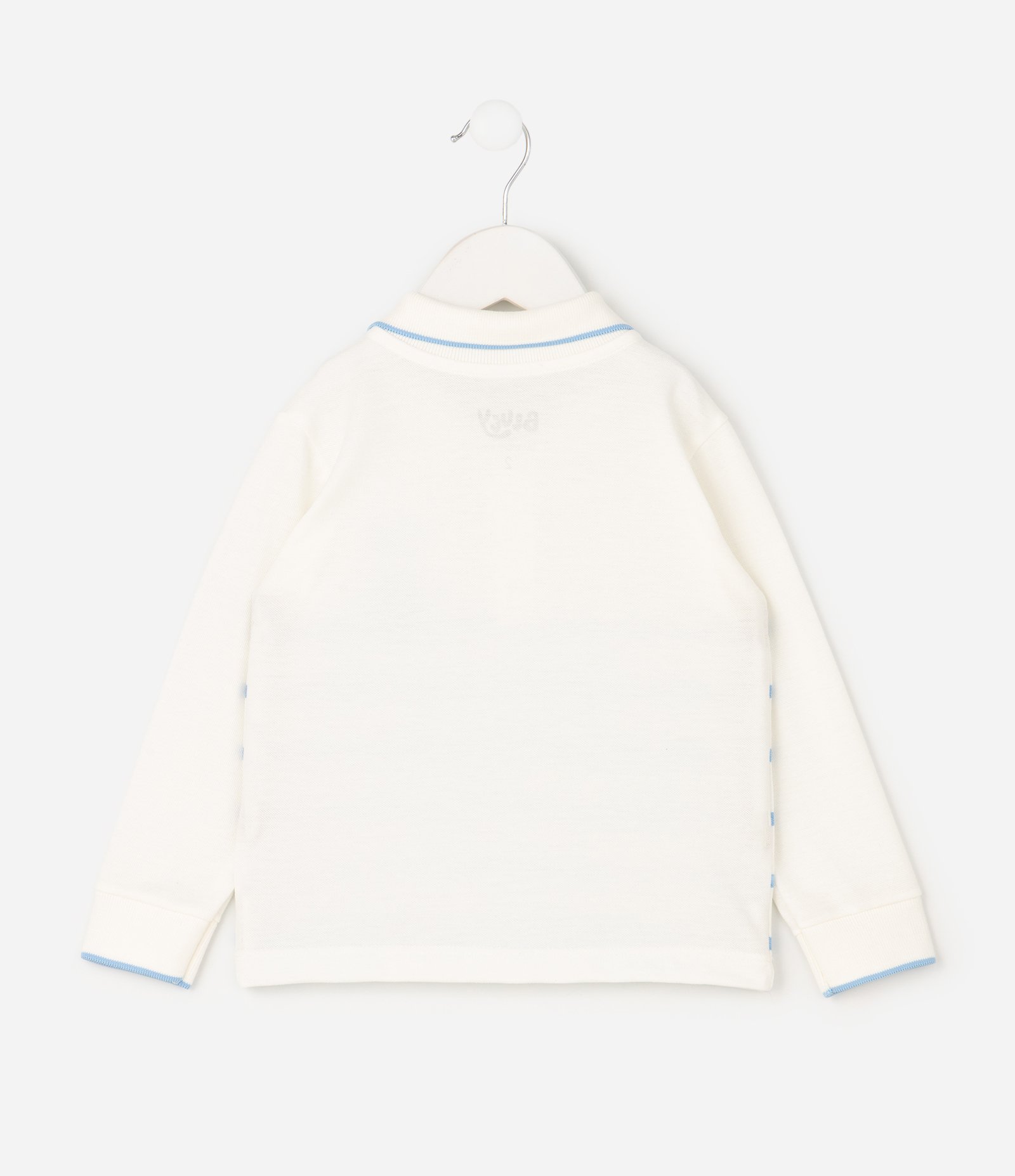Polo Infantil Listrada com Estampa Bluey – Tam 2 a 6 Anos Branco/Azul 4