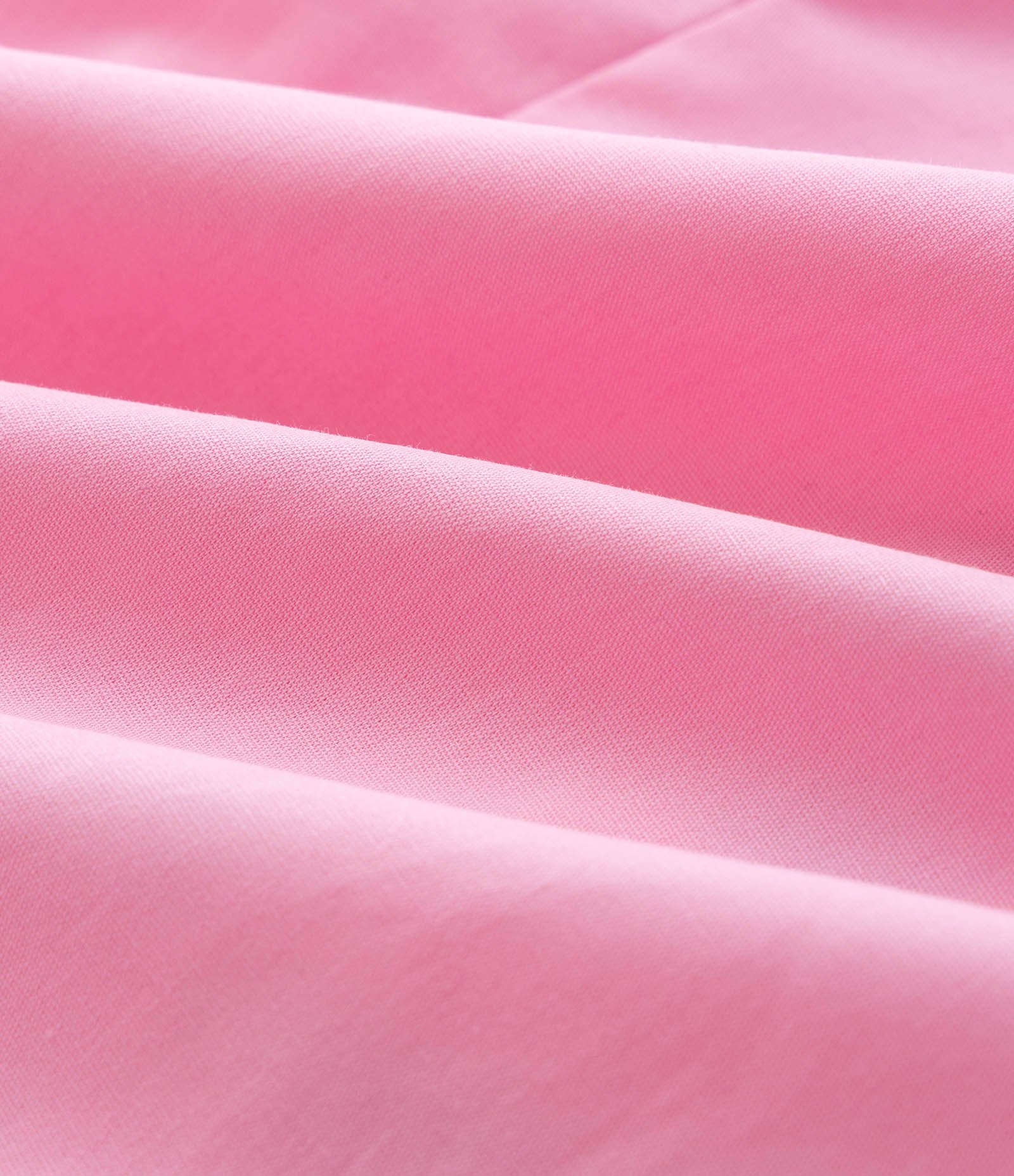 Blusa com Gola Ondulada e Amarração Ajustável Curve & Plus Size Rosa 3