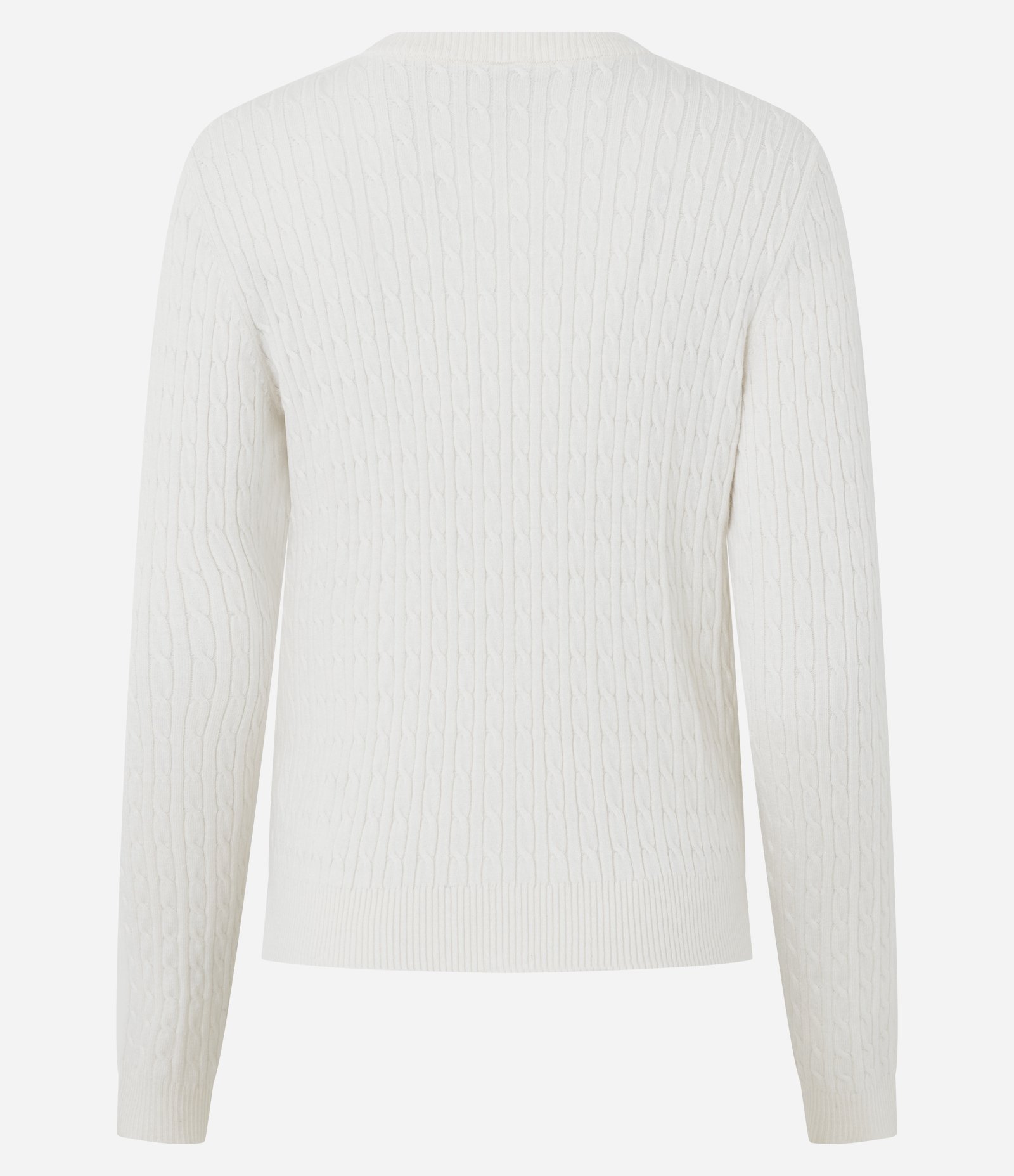 Cardigan em Tricô Texturizado com Barra Canelada Bege 3