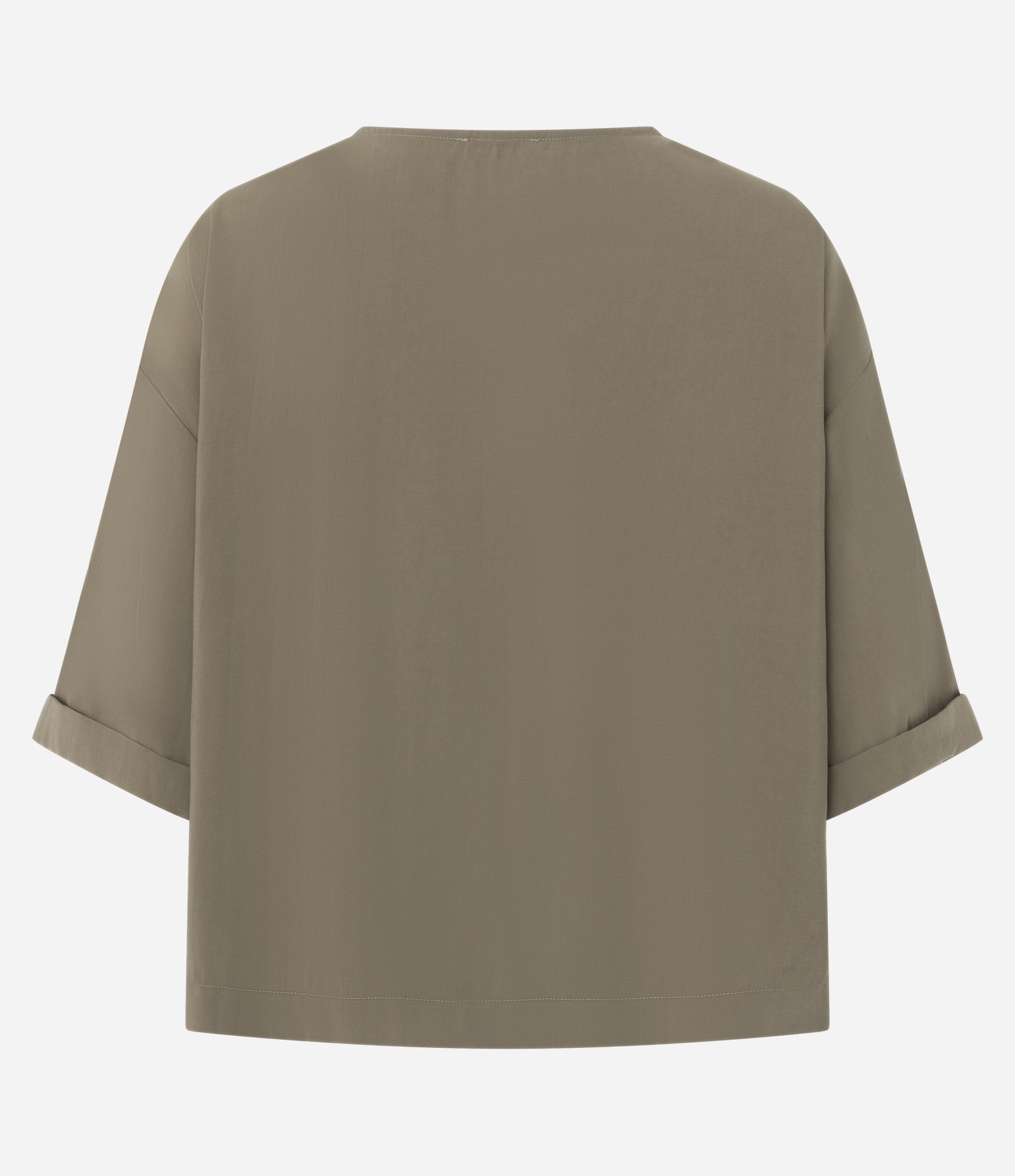 Blusa Ampla em Viscose com Aplicação de Bolso Frontal Verde 2