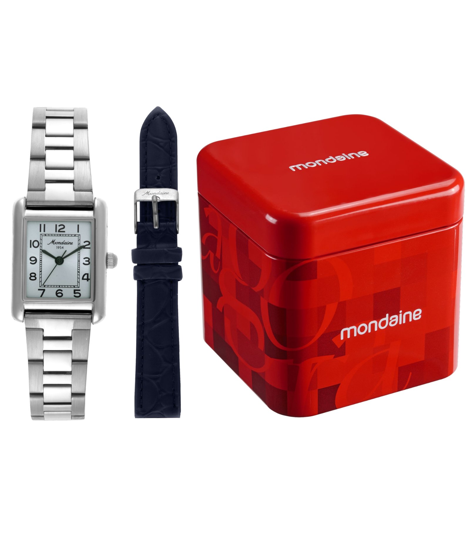 Relógio Analógico Mondaine em Aço 32821L0MKNE2 Prata 2