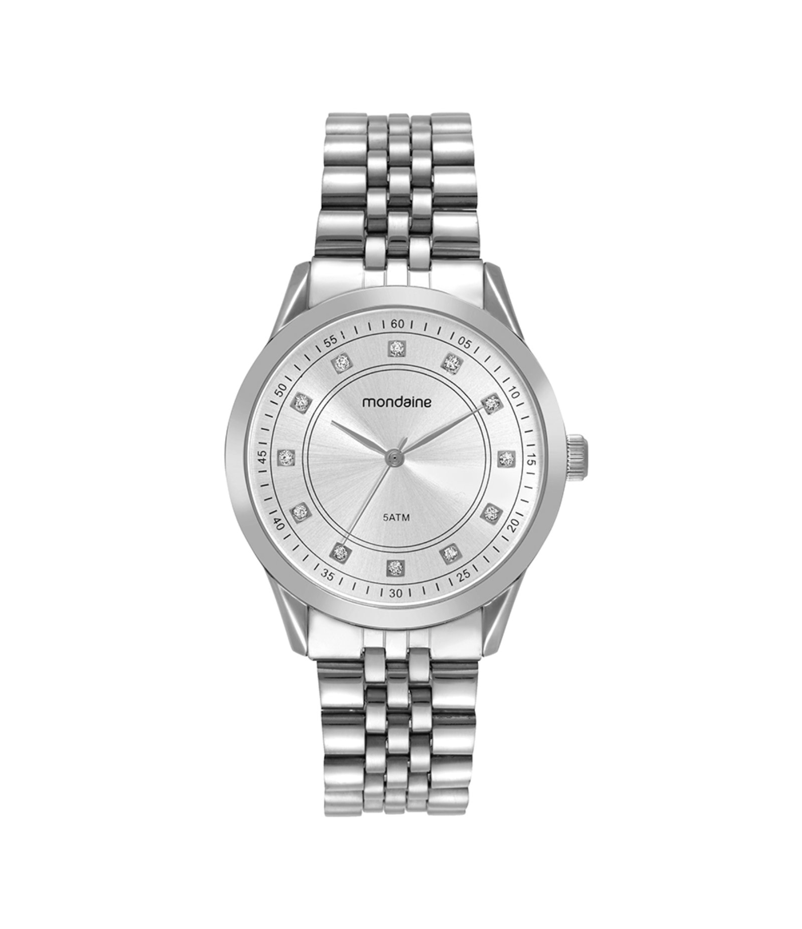 Relogios Analógico Mondaine em Aço 99763L0MVNE1 Prata 1