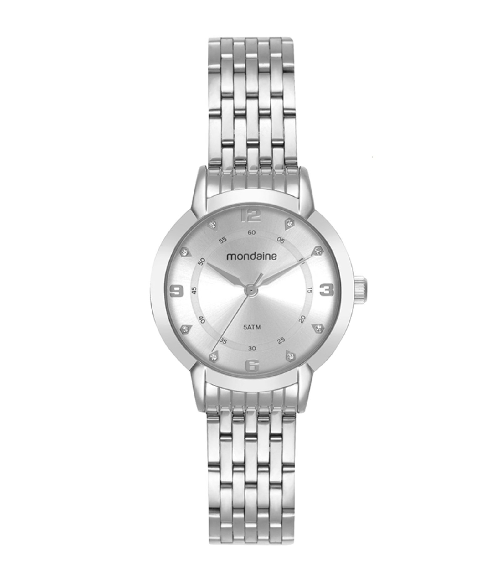 Relógio Analógico Mondaine em Aço 99806G0MVNE4 Prata 1