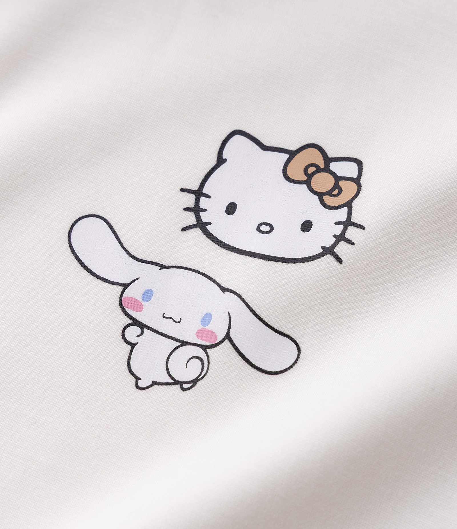 Jaqueta Infantil Hello Kitty e Amigos Estampa Localizada com Filetes- TAm 5 a 16 Anos Branco 10