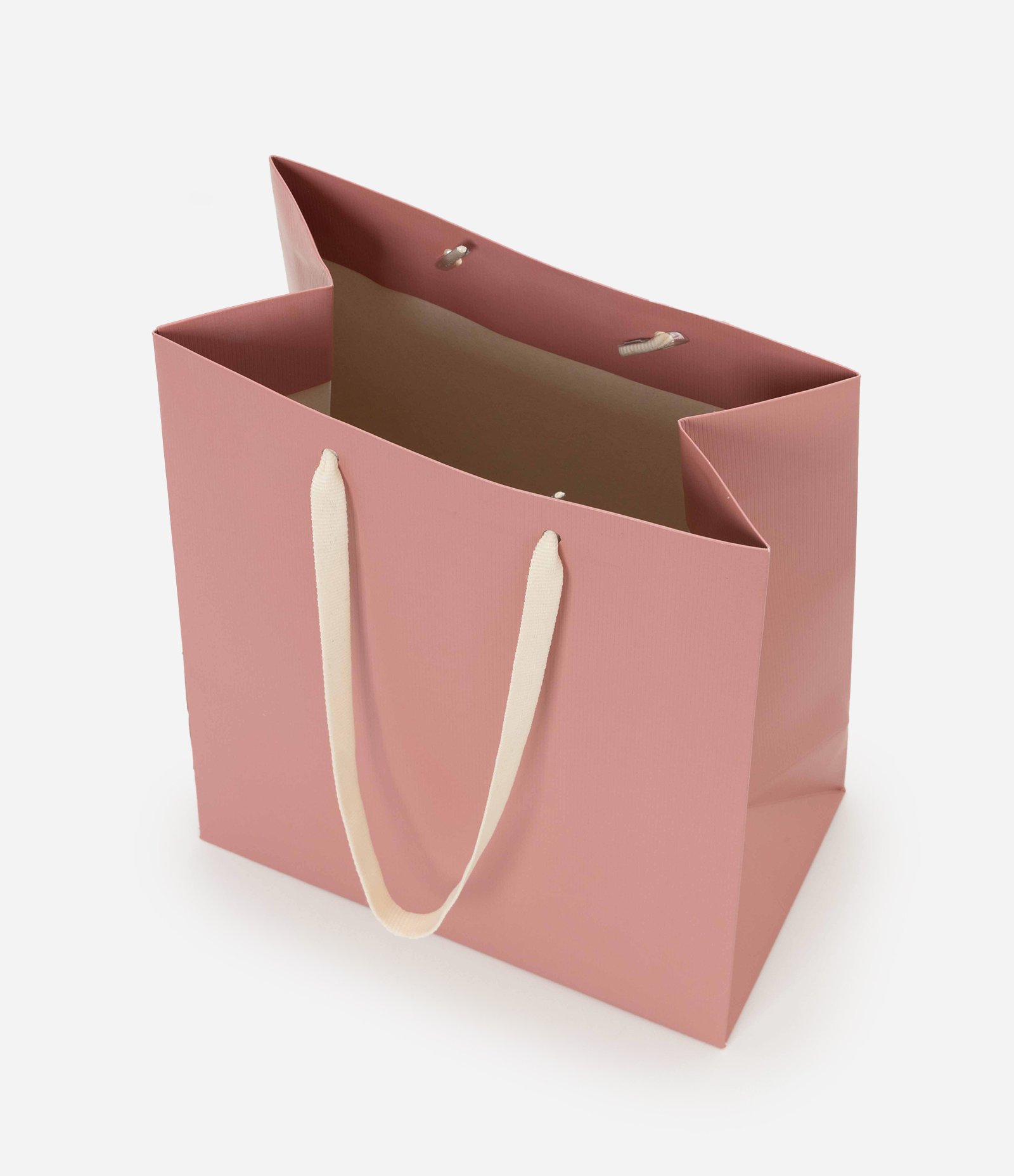 Embalagem de Presente Pequena com Textura Rosa 3