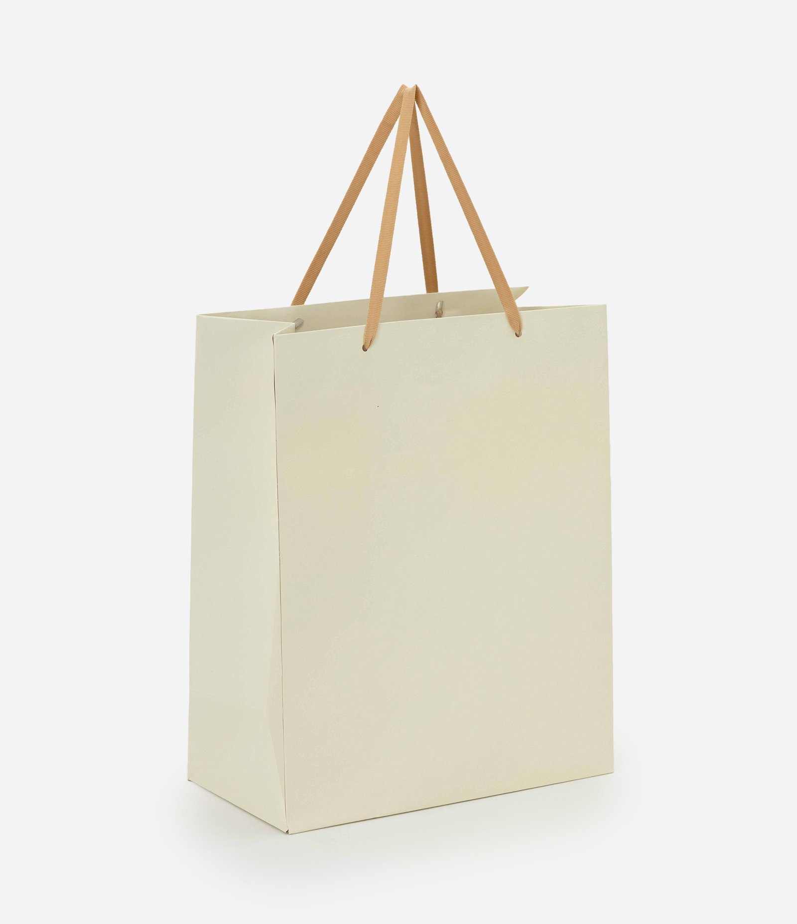 Embalagem de Presente Pequena com Textura de Florzinhas Off White 1
